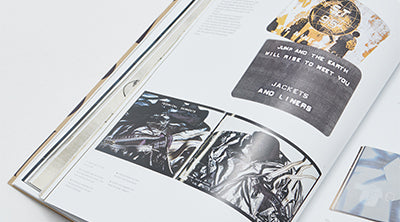 Open book displaying ST95’s 'Jump and the Earth Will Rise to Meet You' with jacket and liner visuals.