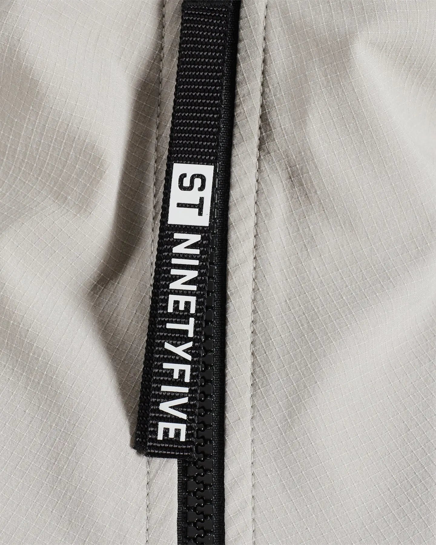 4 Way Stretch Zip Through Jacket - Light Grey ST95