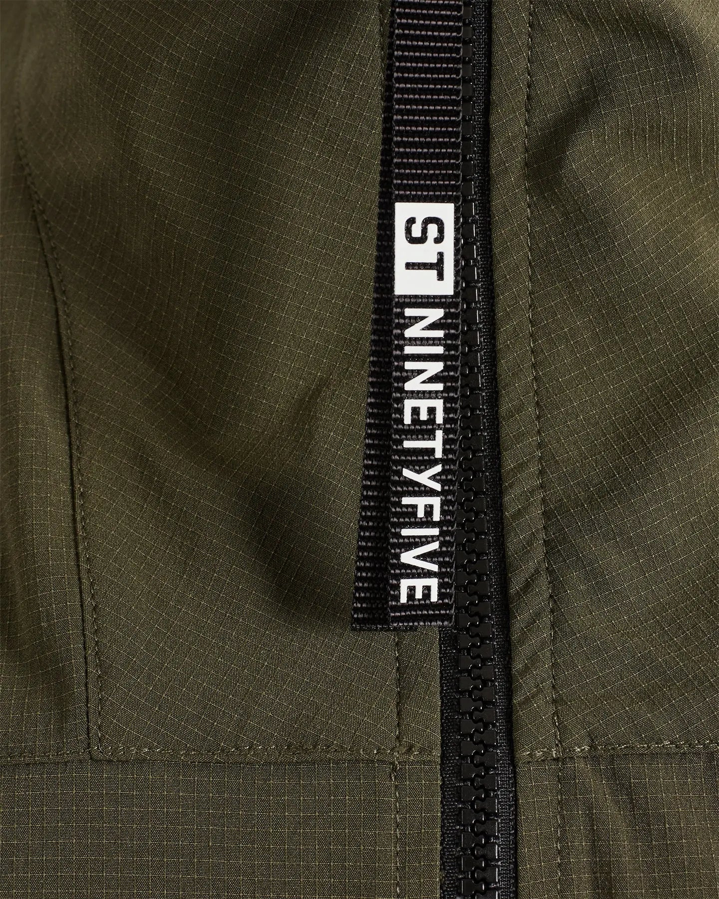 4 Way Stretch Zip Through Jacket - Olive ST95