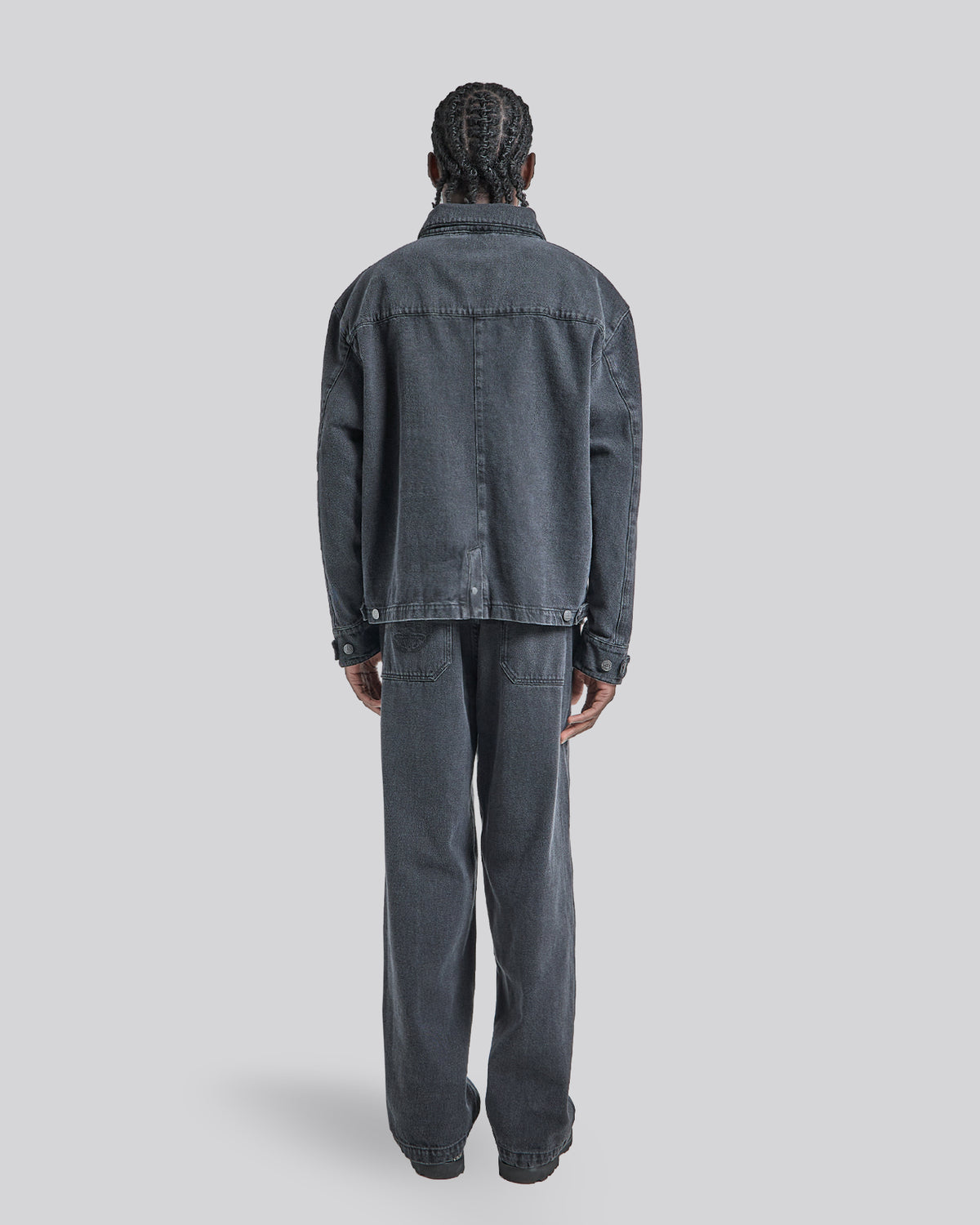 ST95 Motorino Denim Jacket Black Washed ST95
