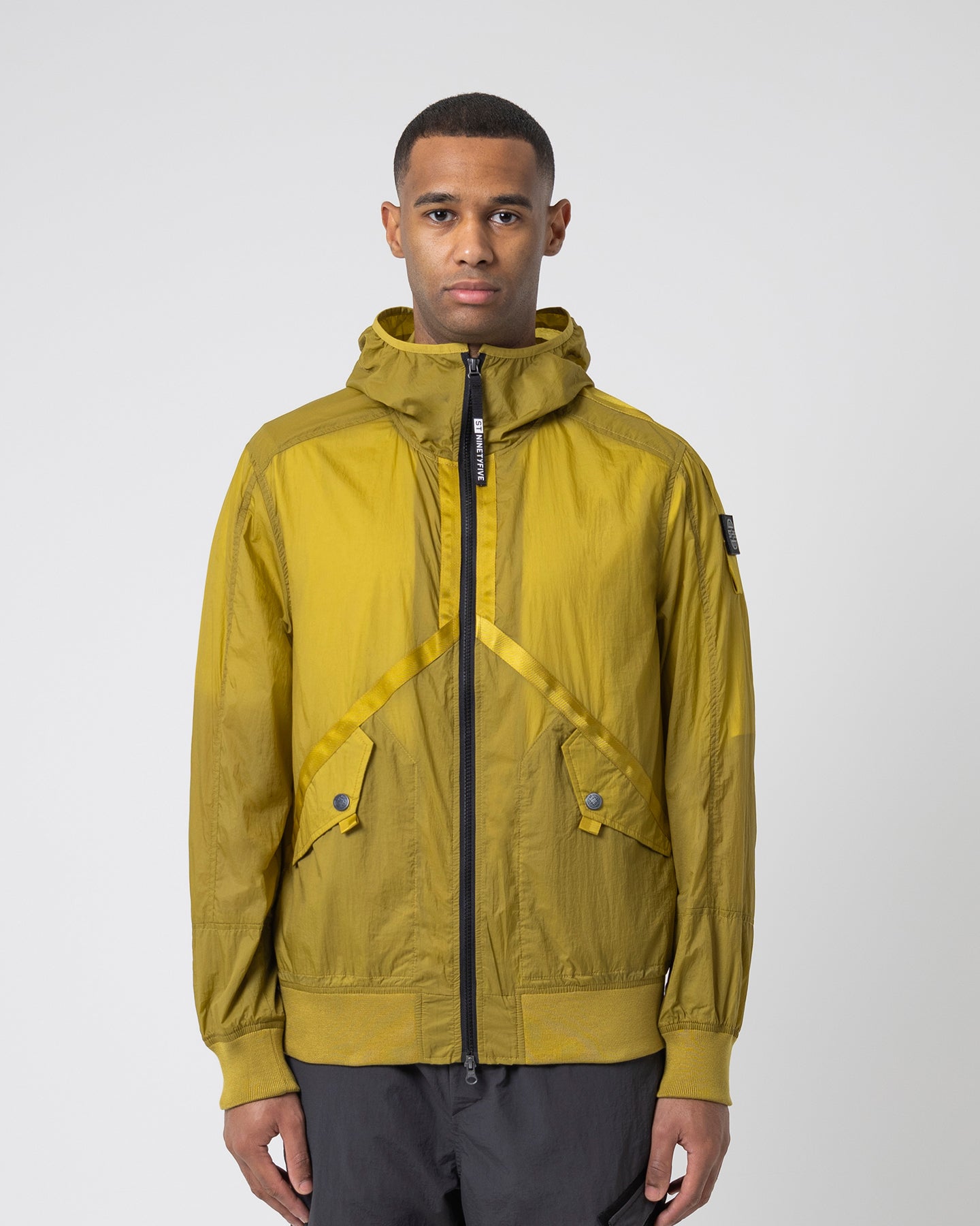 Helio Hooded Blouson - Dark Yellow ST95