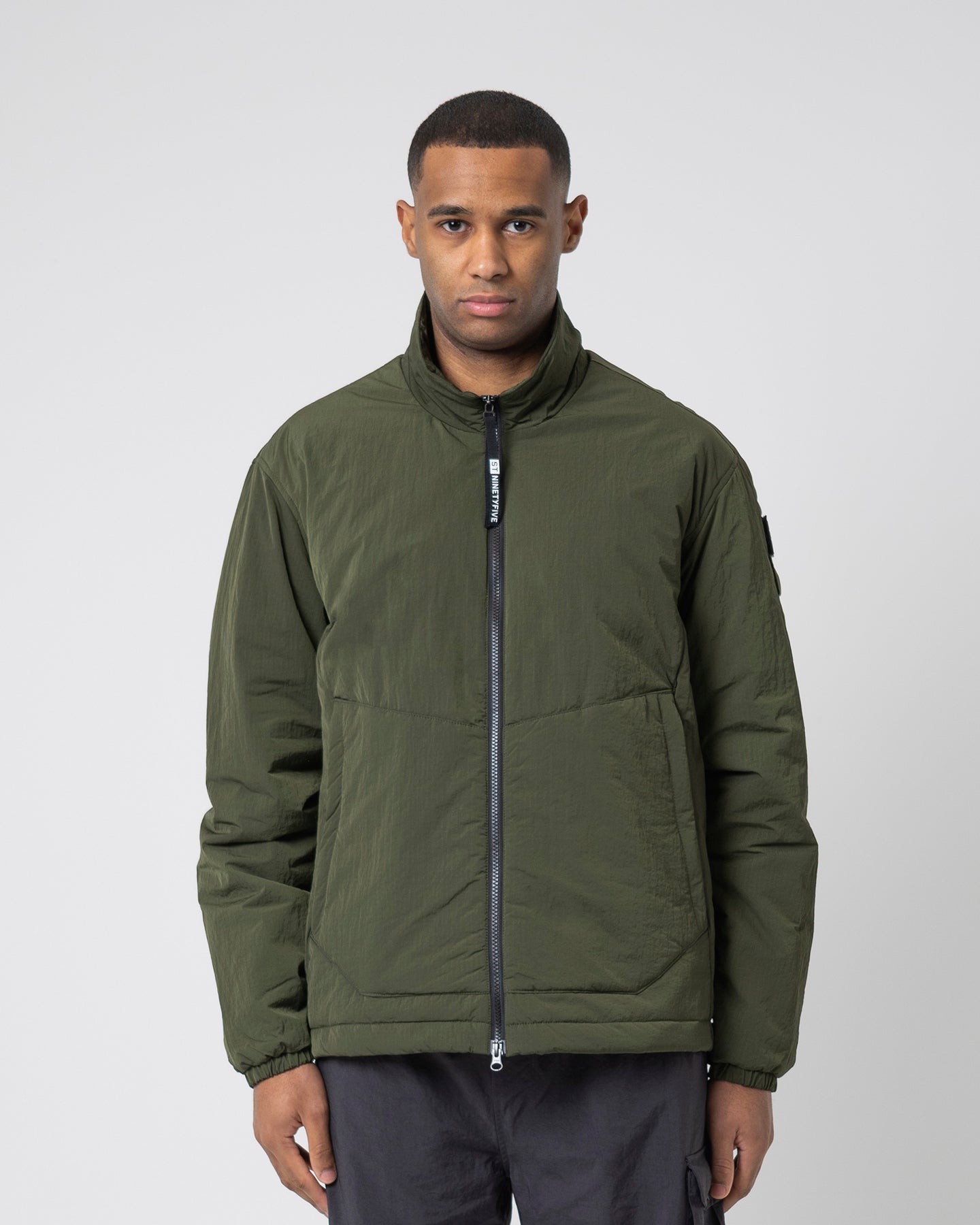 Lightweight Padded Overshirt - Olive ST95