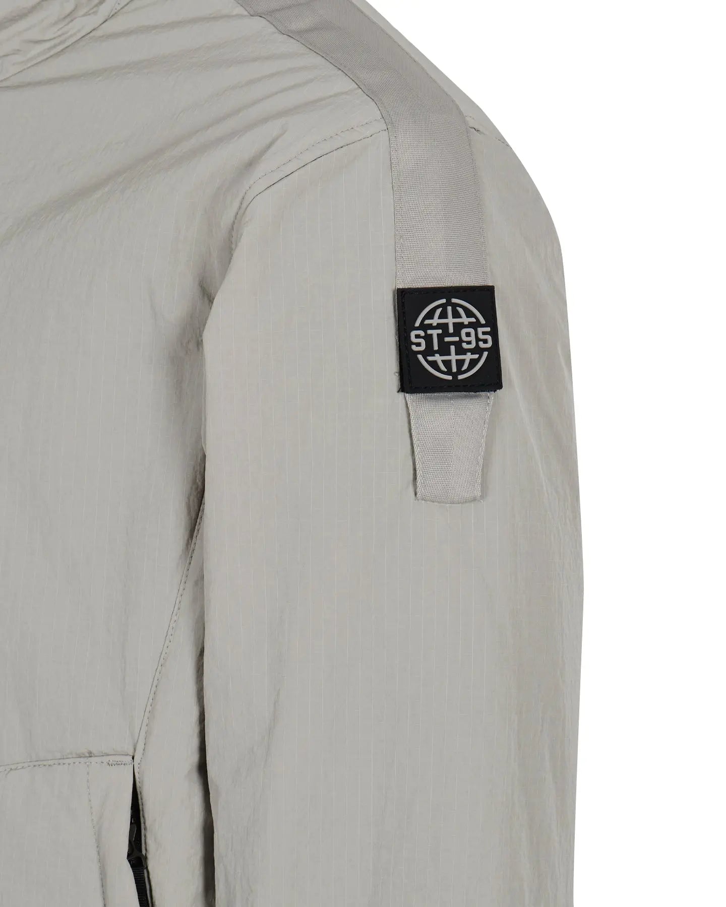 Lightweight Padded Overshirt - Light Grey ST95