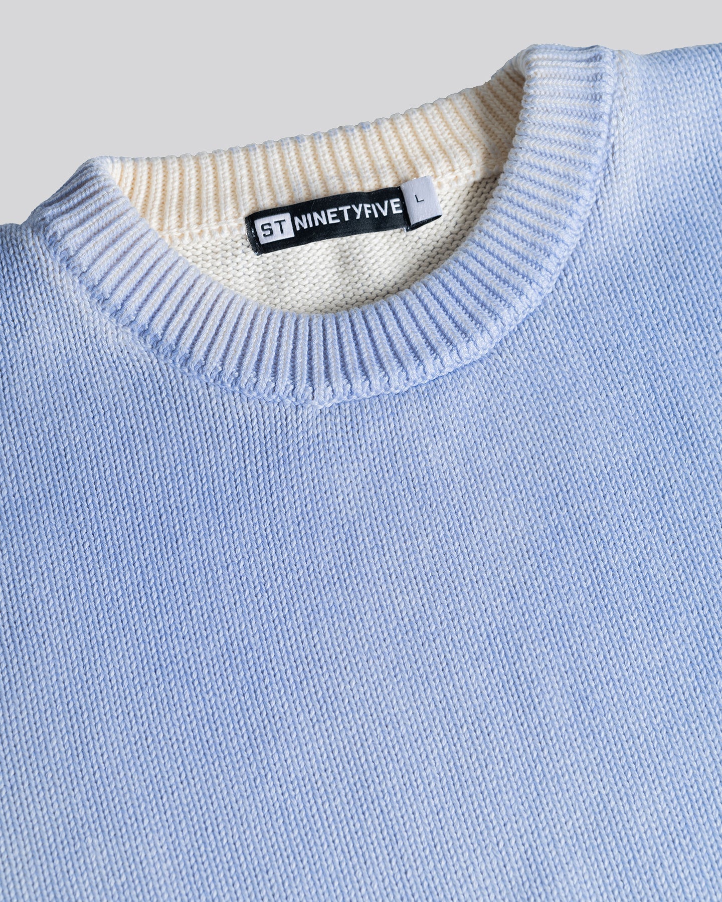ST95 Adige Crew Knit Sweater Thermo Blue ST95