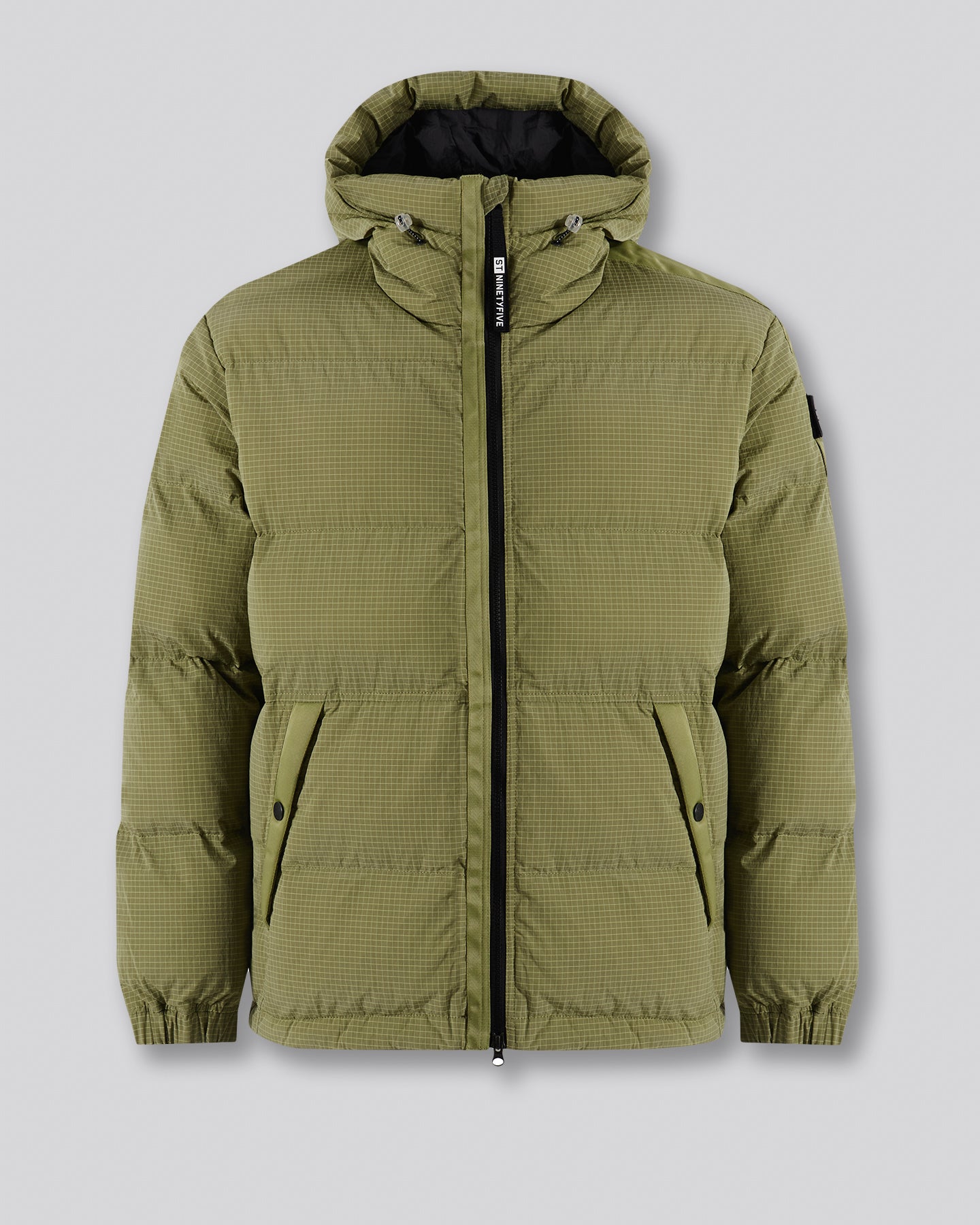 Hooded Puffer - Light Green ST95