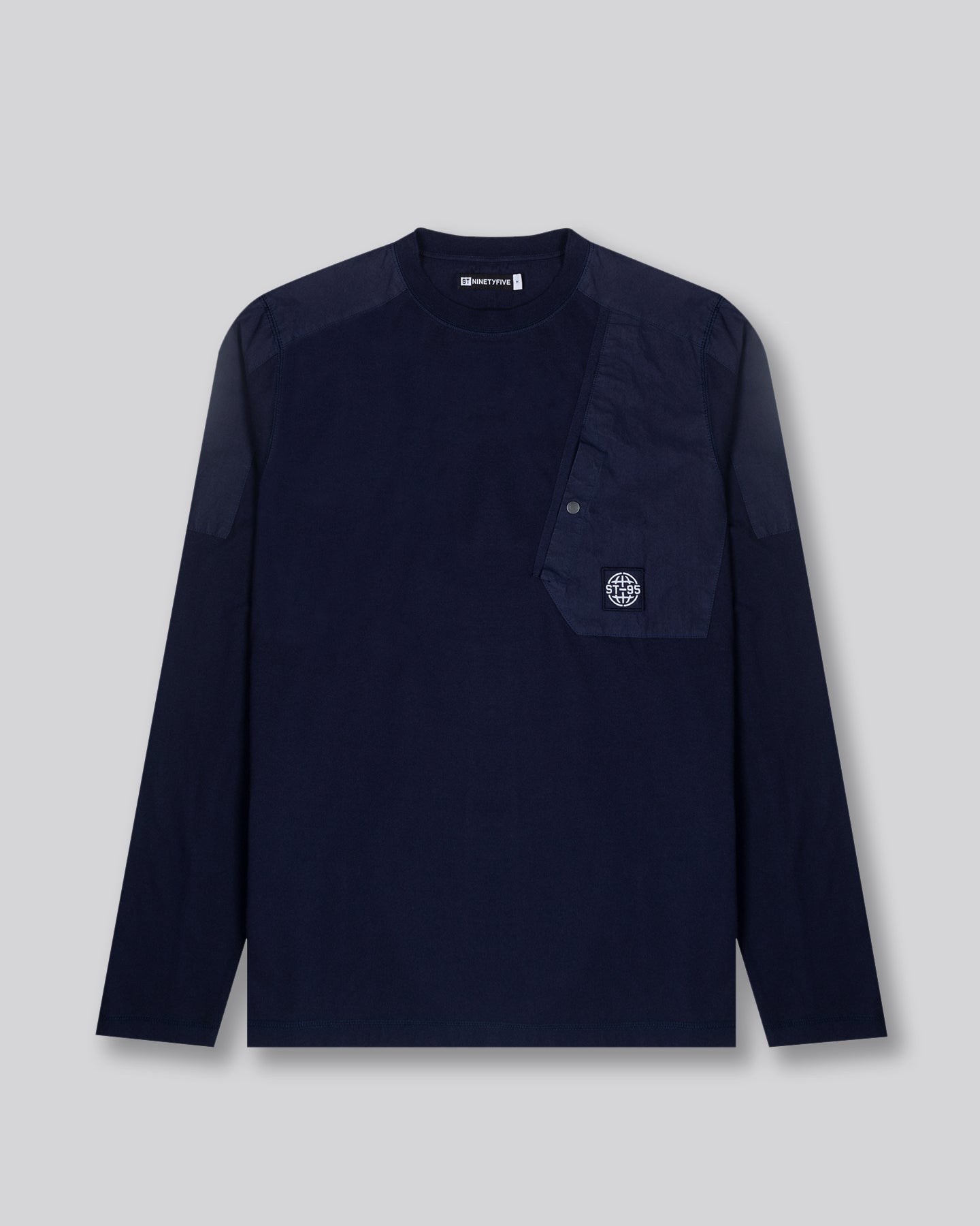 L/S Seasonal Tee - Navy ST95