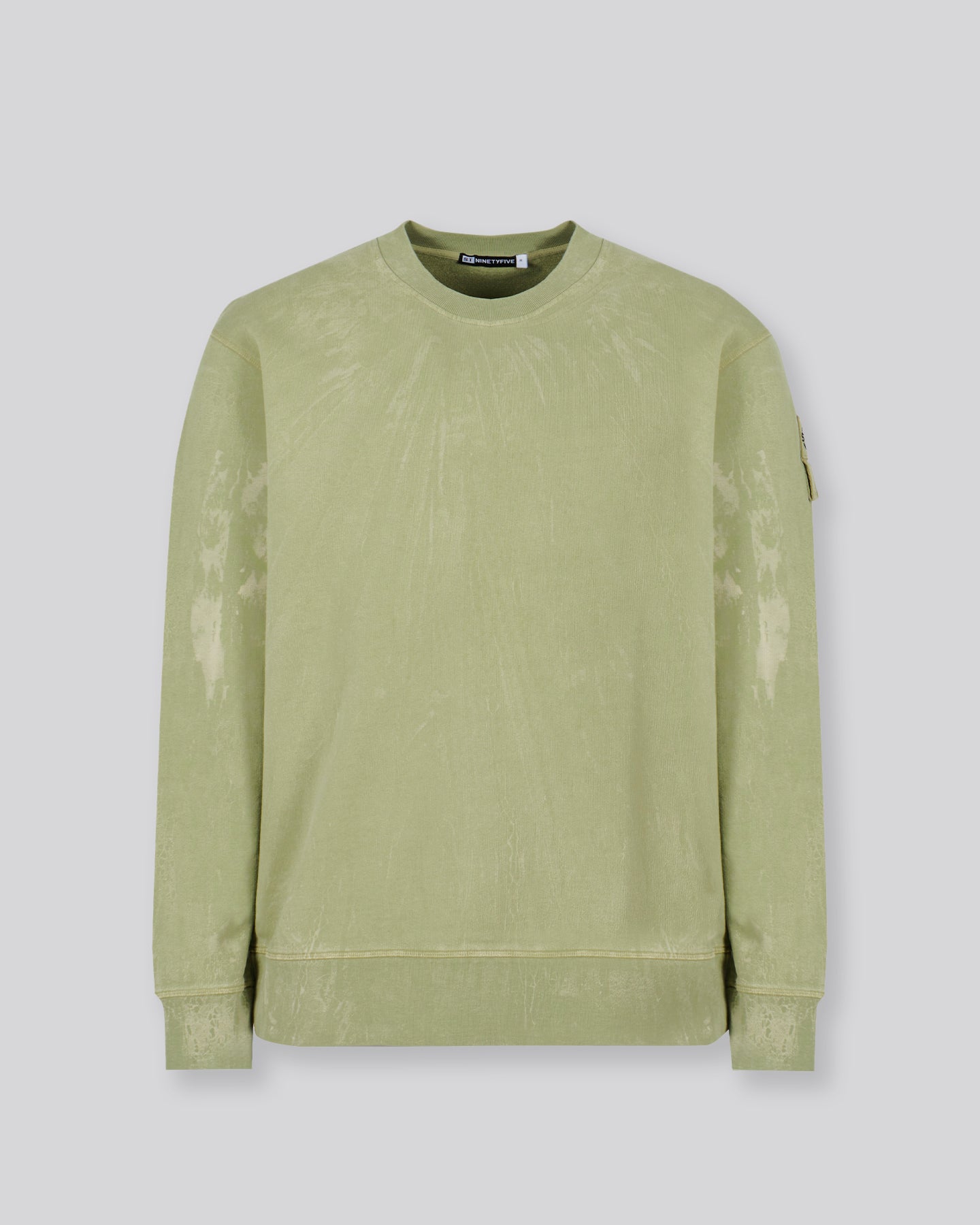 Oversized Plaster Crew Sweat - Light Green ST95