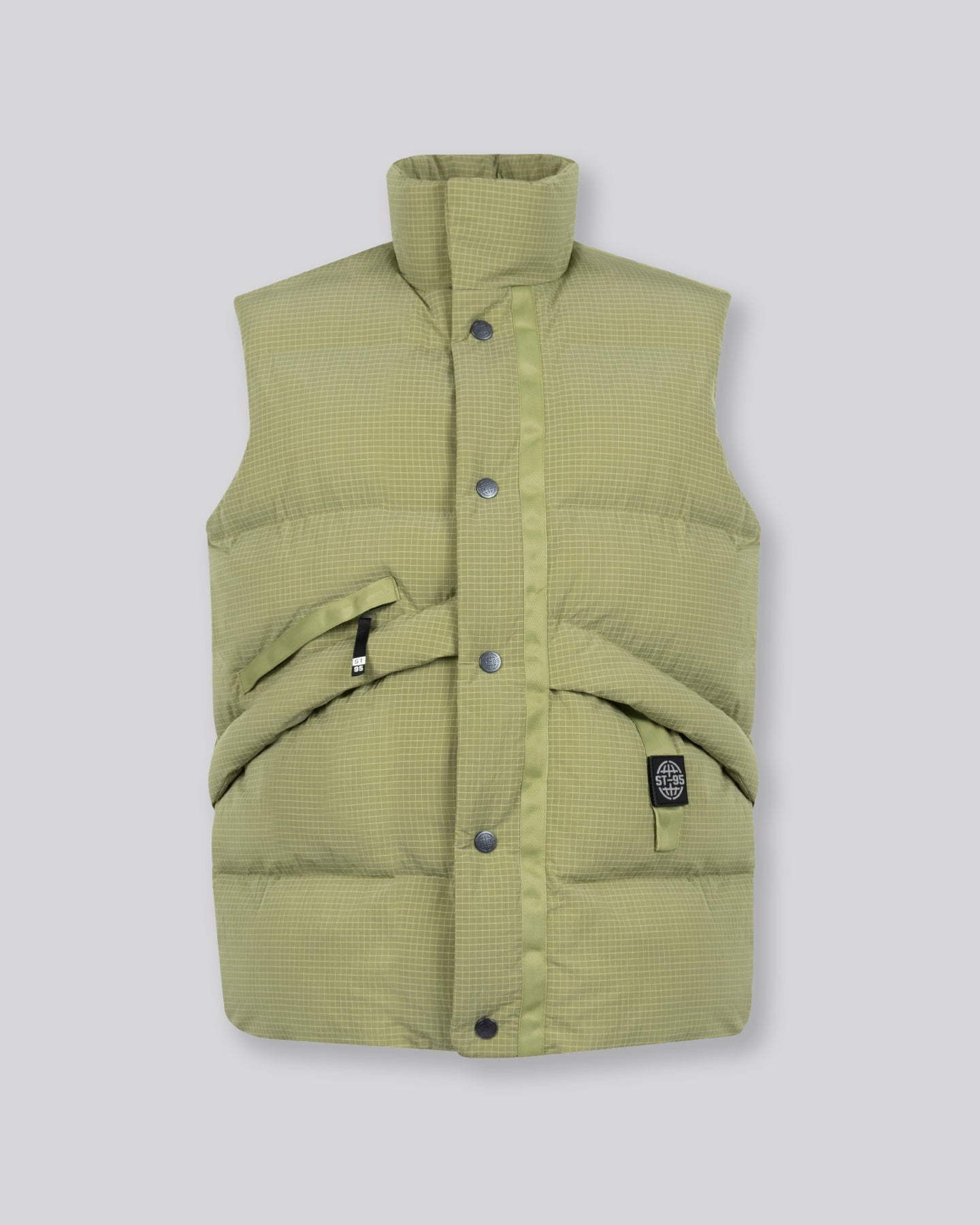 Gilet Sans Manches St. John's Bay – Canyon Ridge Puffer – Taille L, Vert/bleu (neuf Avec étiquettes)