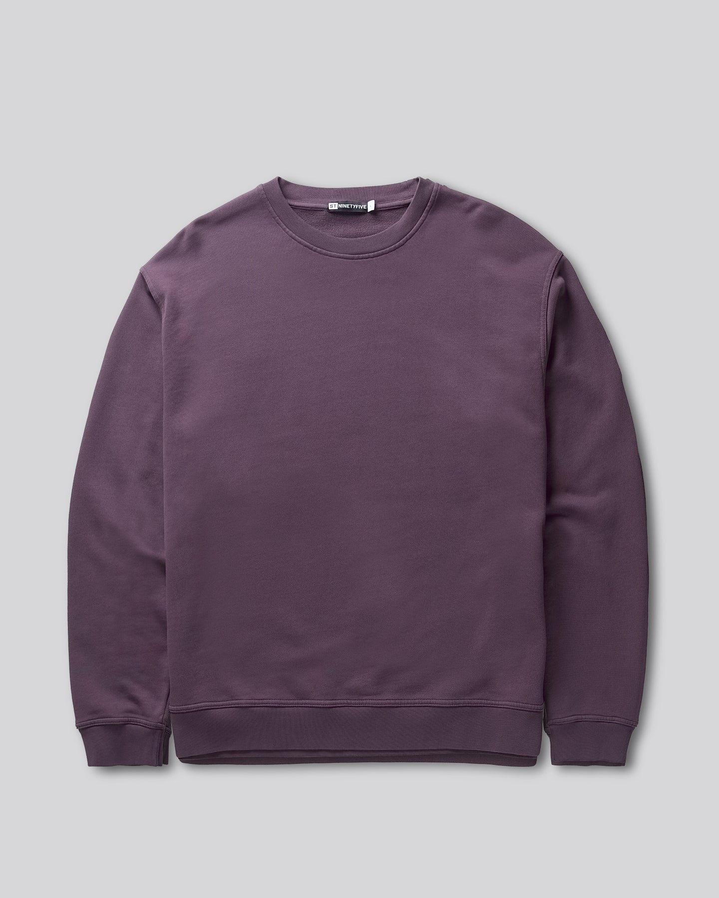 ST95 Luna Nucleo Oversized Crew Sweatshirt Plum ST95