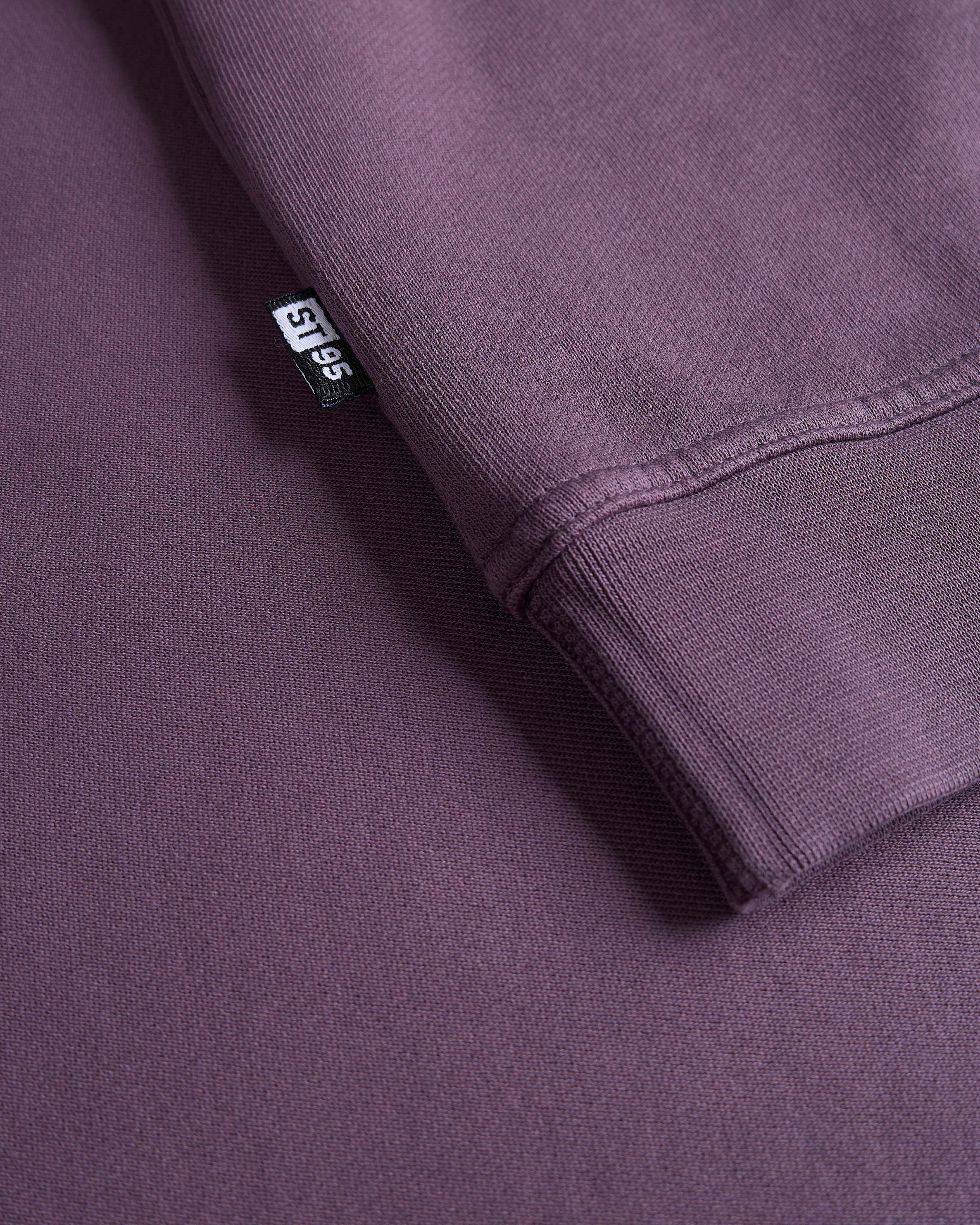 ST95 Luna Nucleo Oversized Crew Sweatshirt Plum ST95