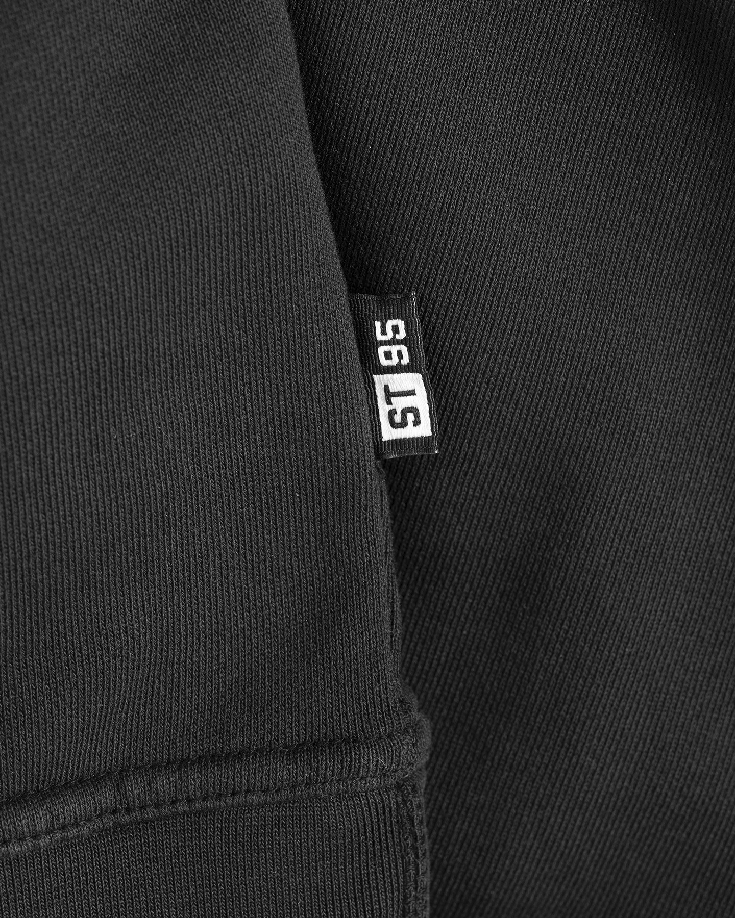 ST95 Sole Nucleo Oversized Hoodie Black ST95