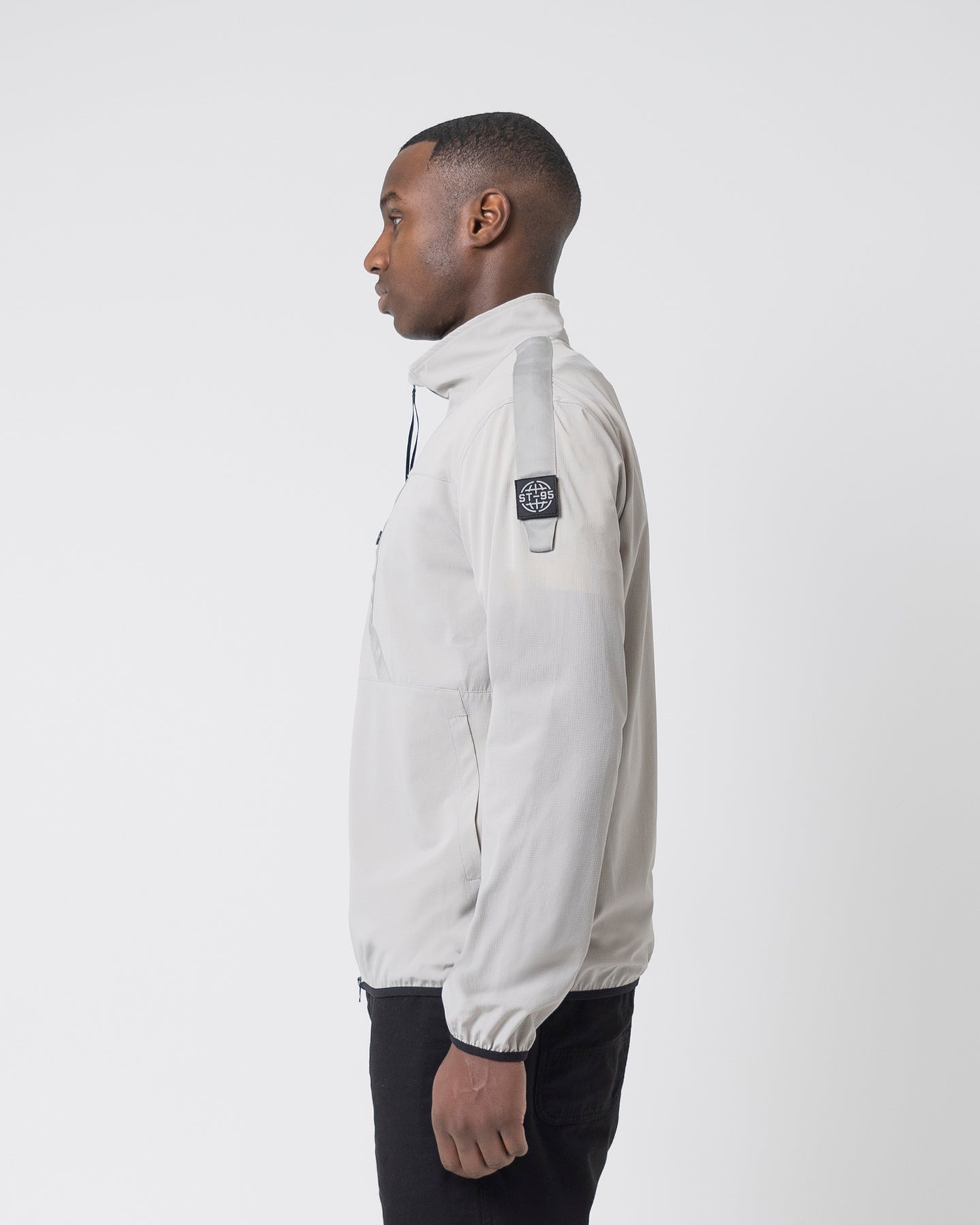 ST95 4 Way Stretch Zip Through Jacket Light Grey 2.0 ST95