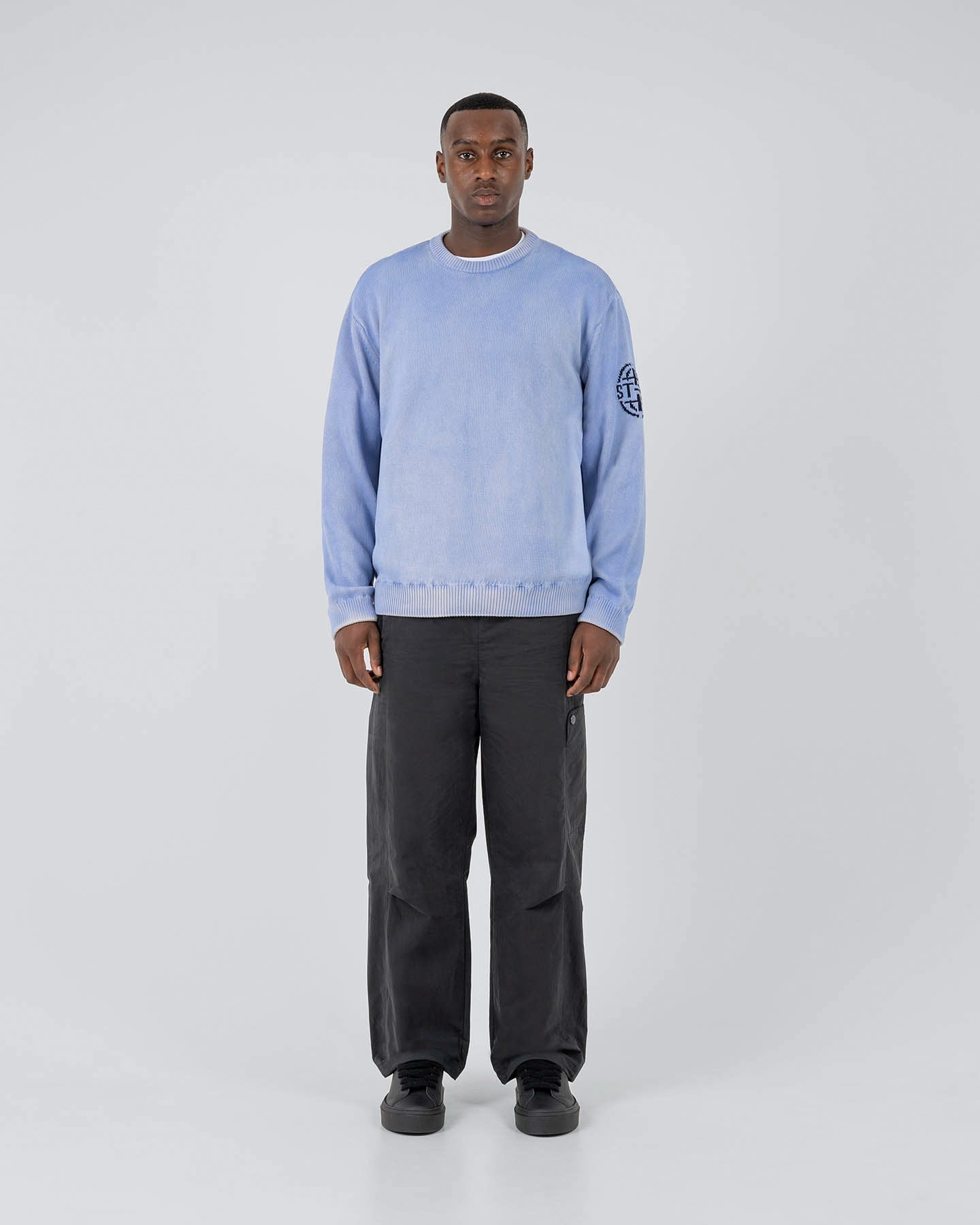 ST95 Adige Crew Knit Sweater Thermo Blue ST95
