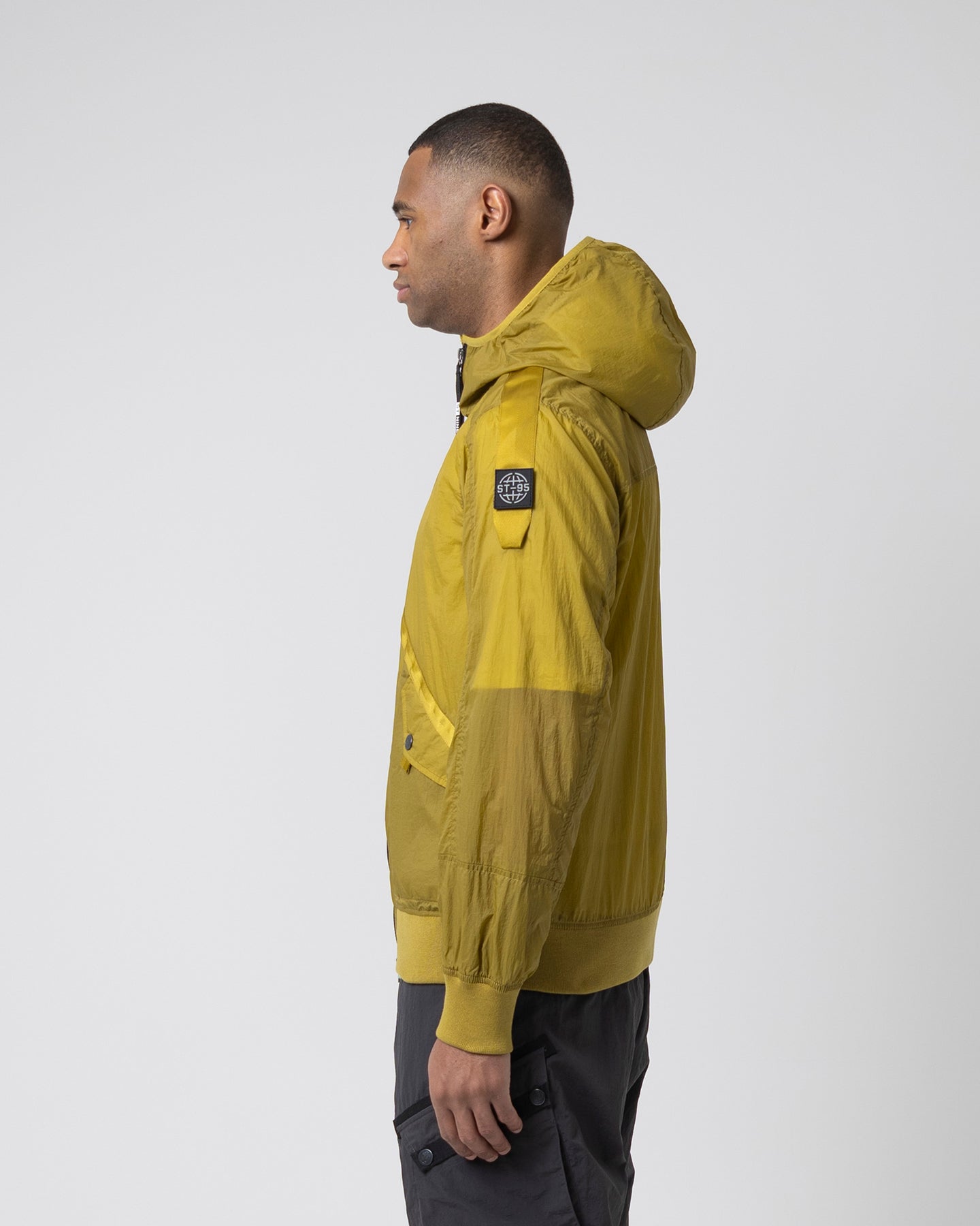 ST95 Helio Hooded Blouson Dark Yellow ST95