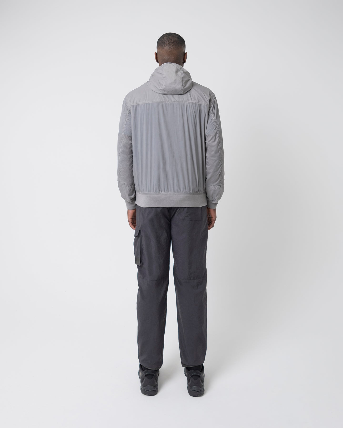 ST95 Helio Hooded Blouson Light Grey ST95