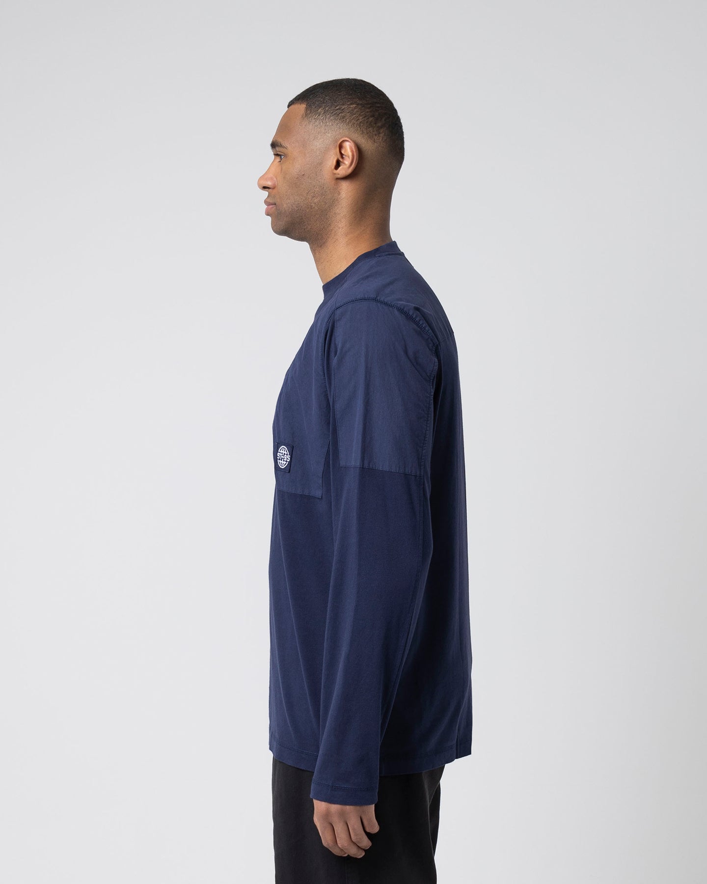 ST95 L/S Seasonal Tee Navy ST95