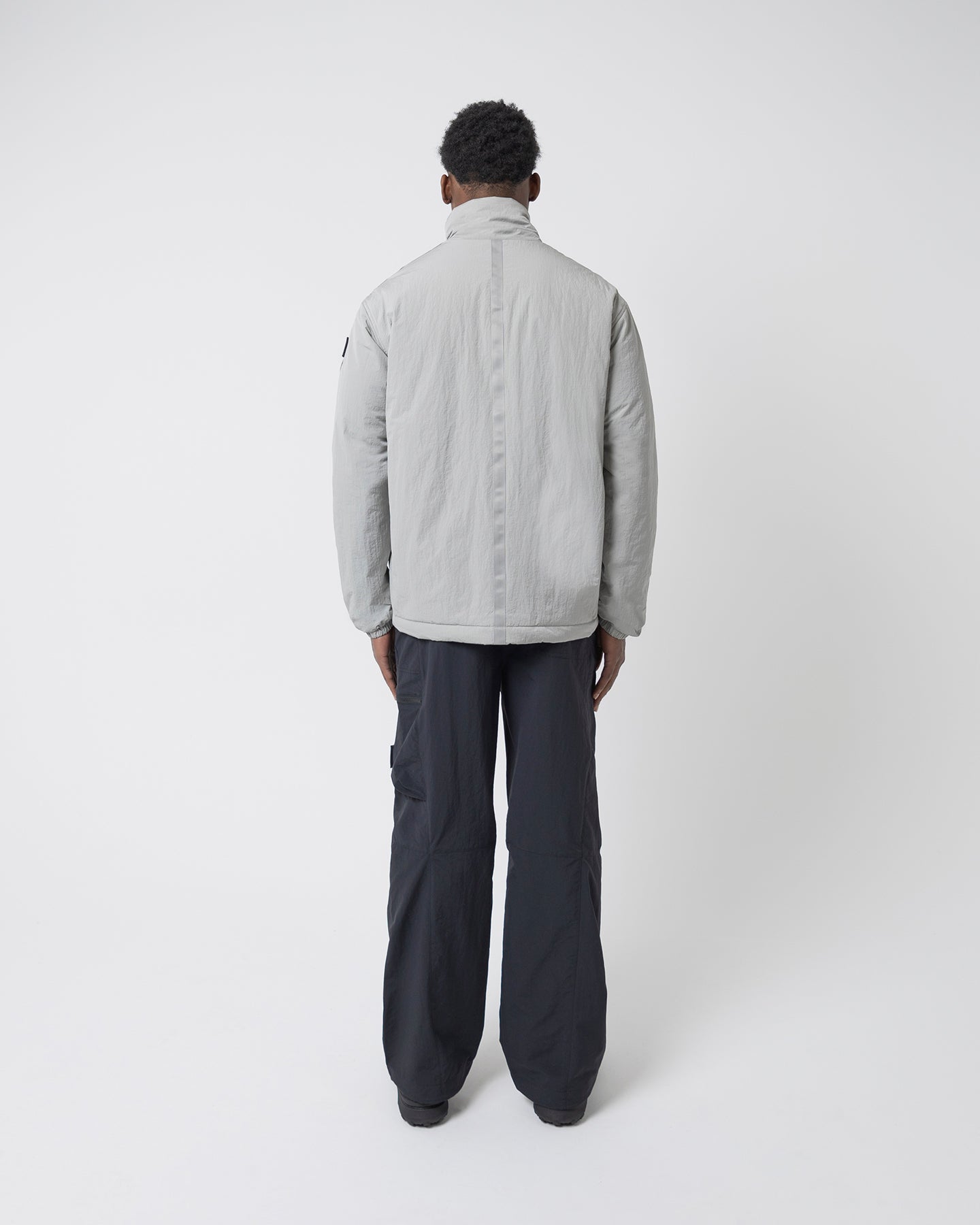 ST95 Lightweight Padded Overshirt Light Grey ST95