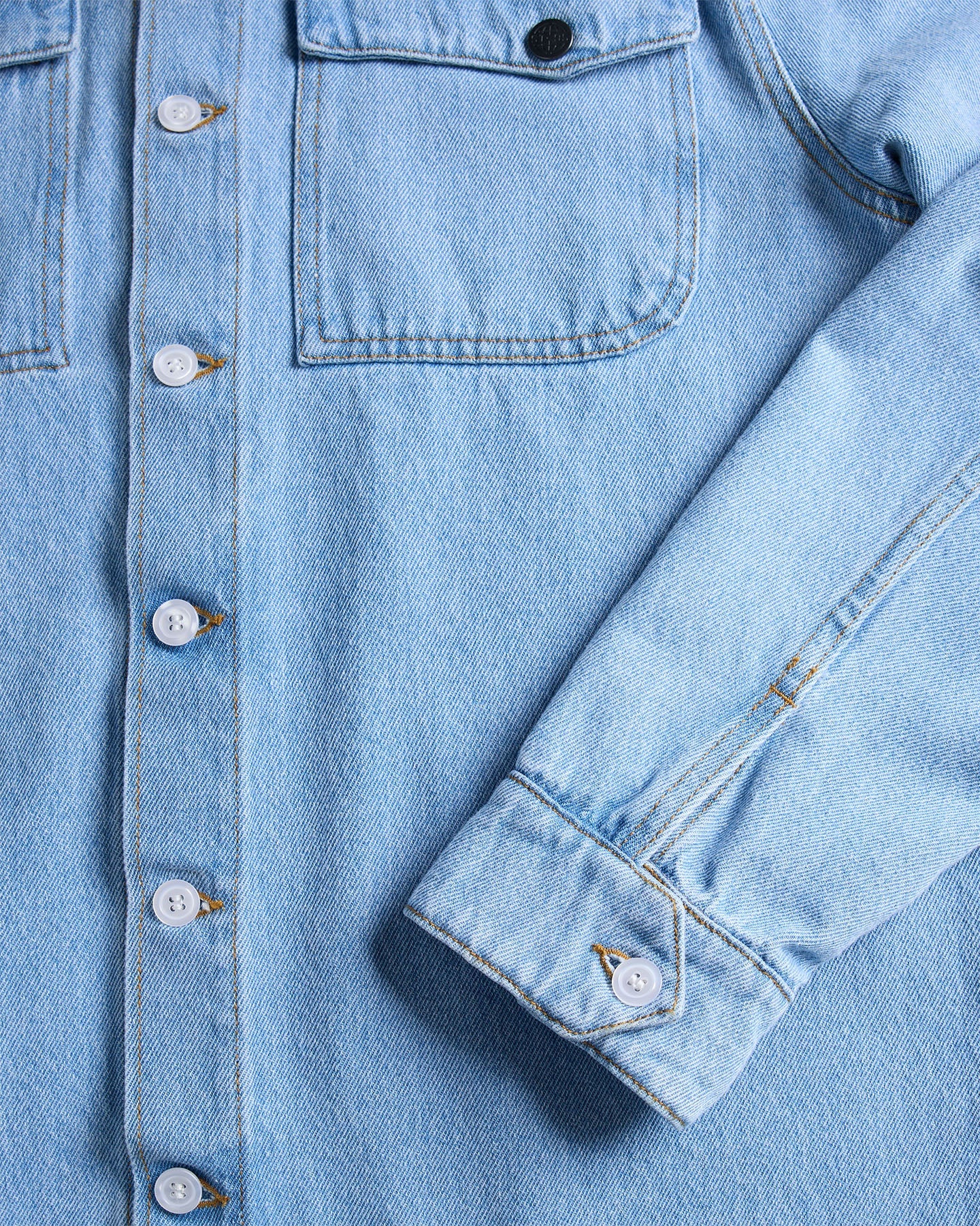 ST95 Misa Denim Shirt Washed Blue ST95