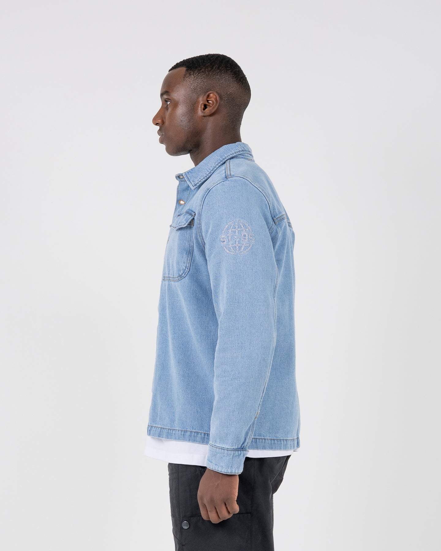 ST95 Misa Denim Shirt Washed Blue ST95