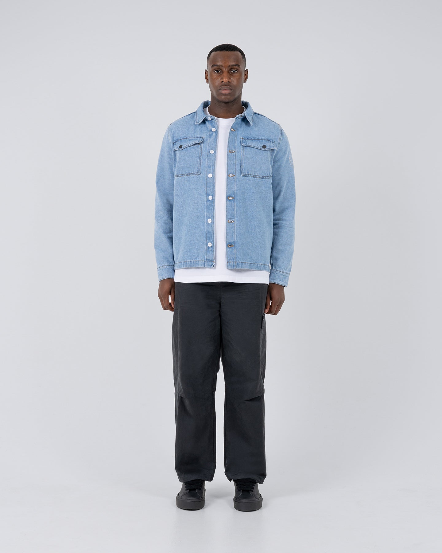 ST95 Misa Denim Shirt Washed Blue ST95