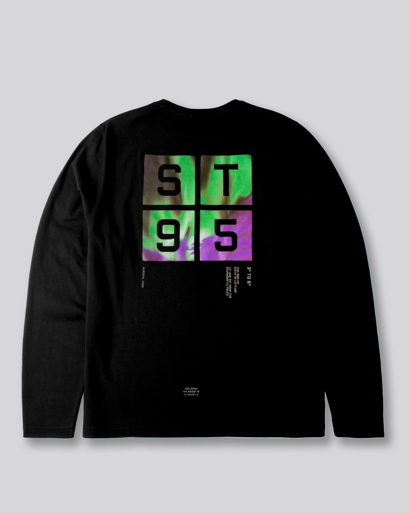 ST95 Northern Lights LS T-Shirt Black ST95