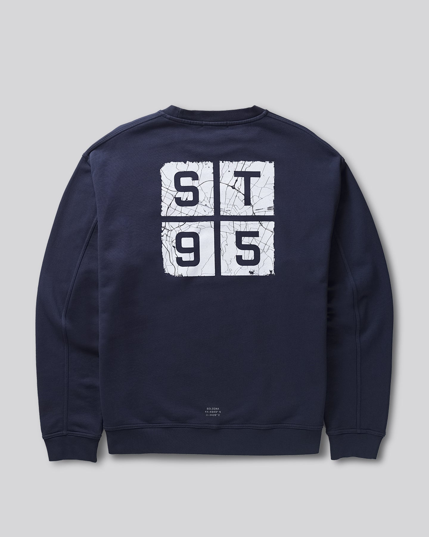 ST95 Ormodeo Crew Sweatshirt Navy ST95