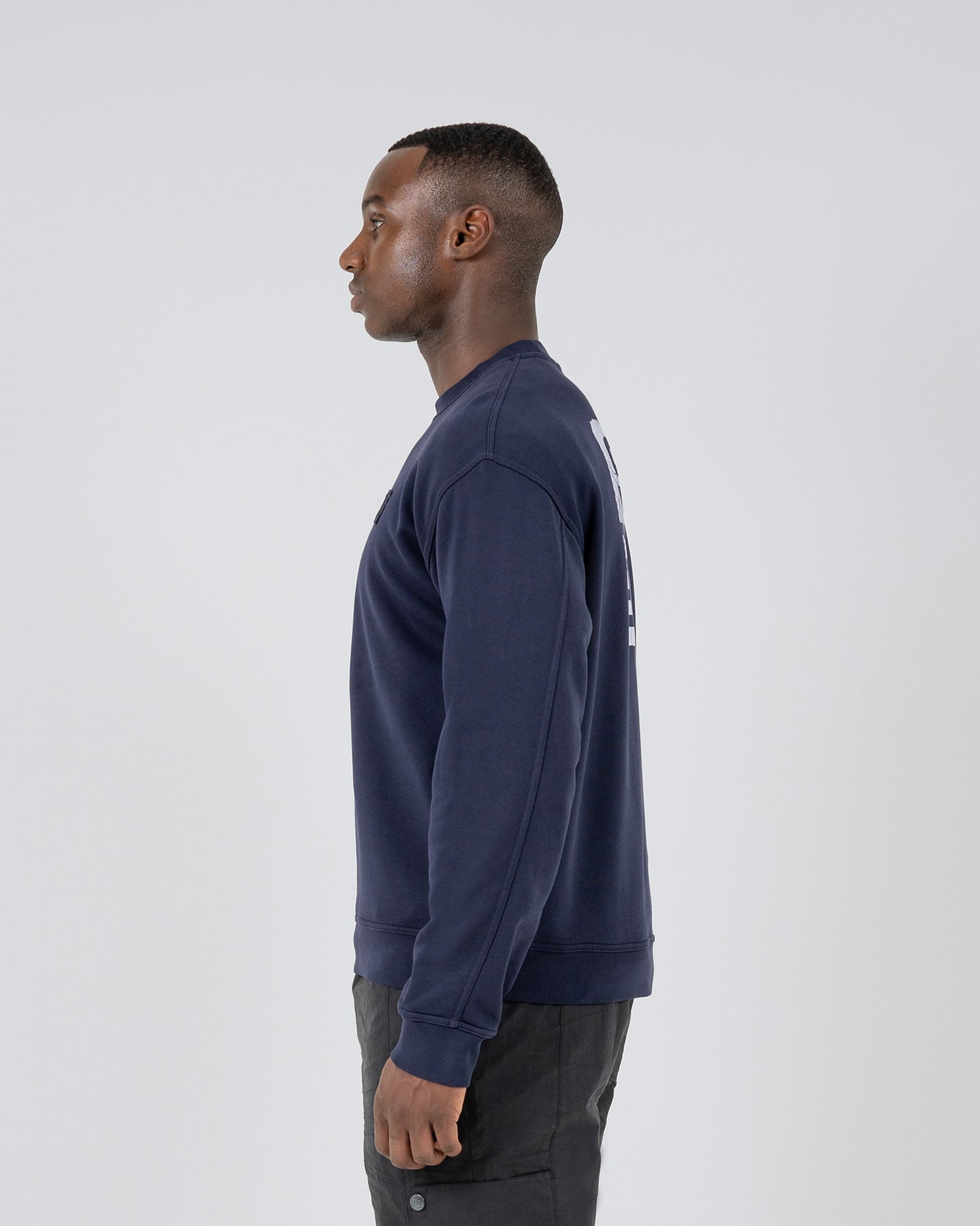 ST95 Ormodeo Crew Sweatshirt Navy ST95