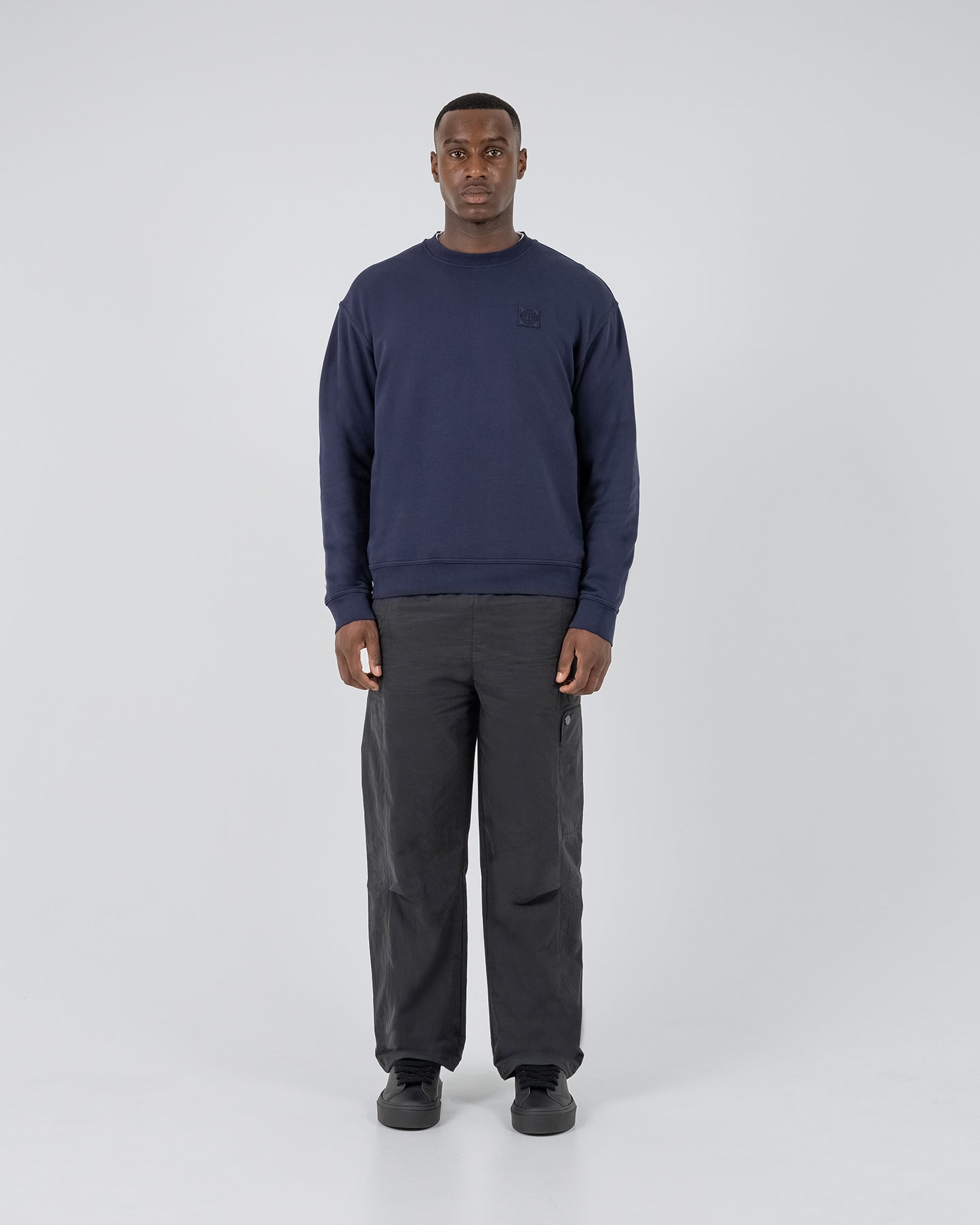 ST95 Ormodeo Crew Sweatshirt Navy ST95