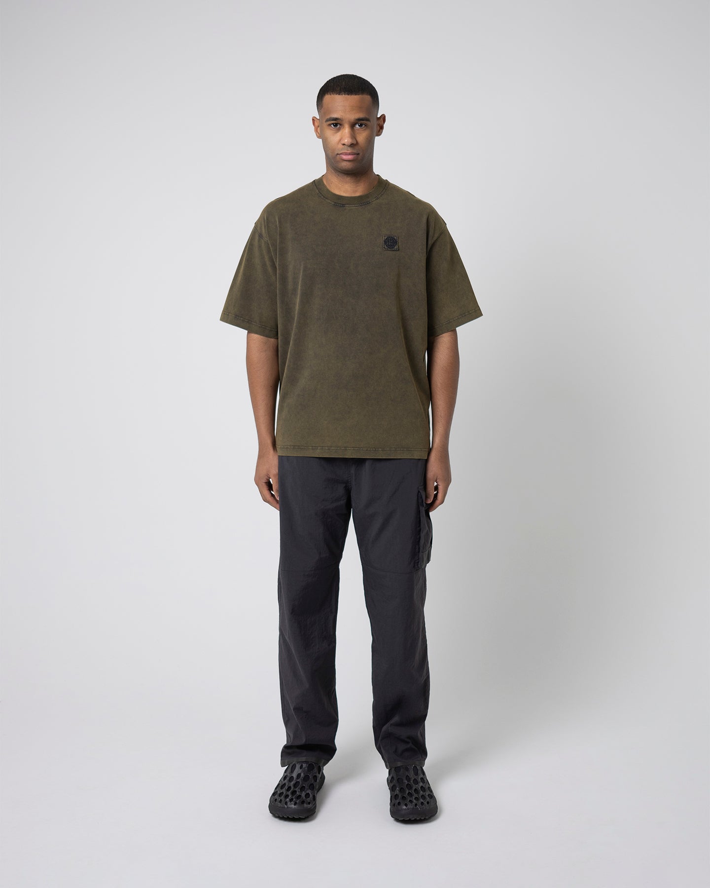 ST95 SS Toppa Tee Heavy Wash Black ST95