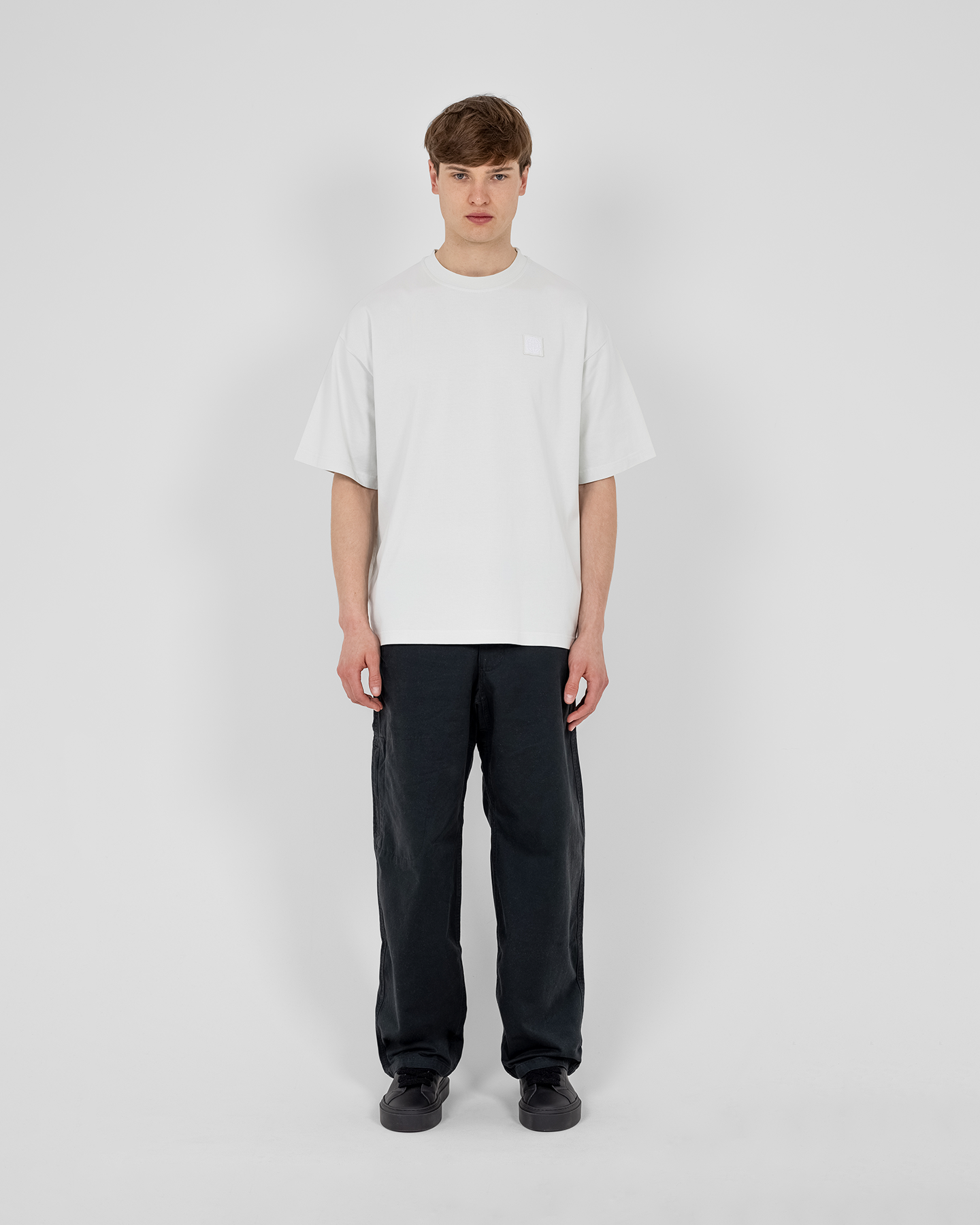 ST95 Urano Patch Oversized SS T-shirt Off White ST95