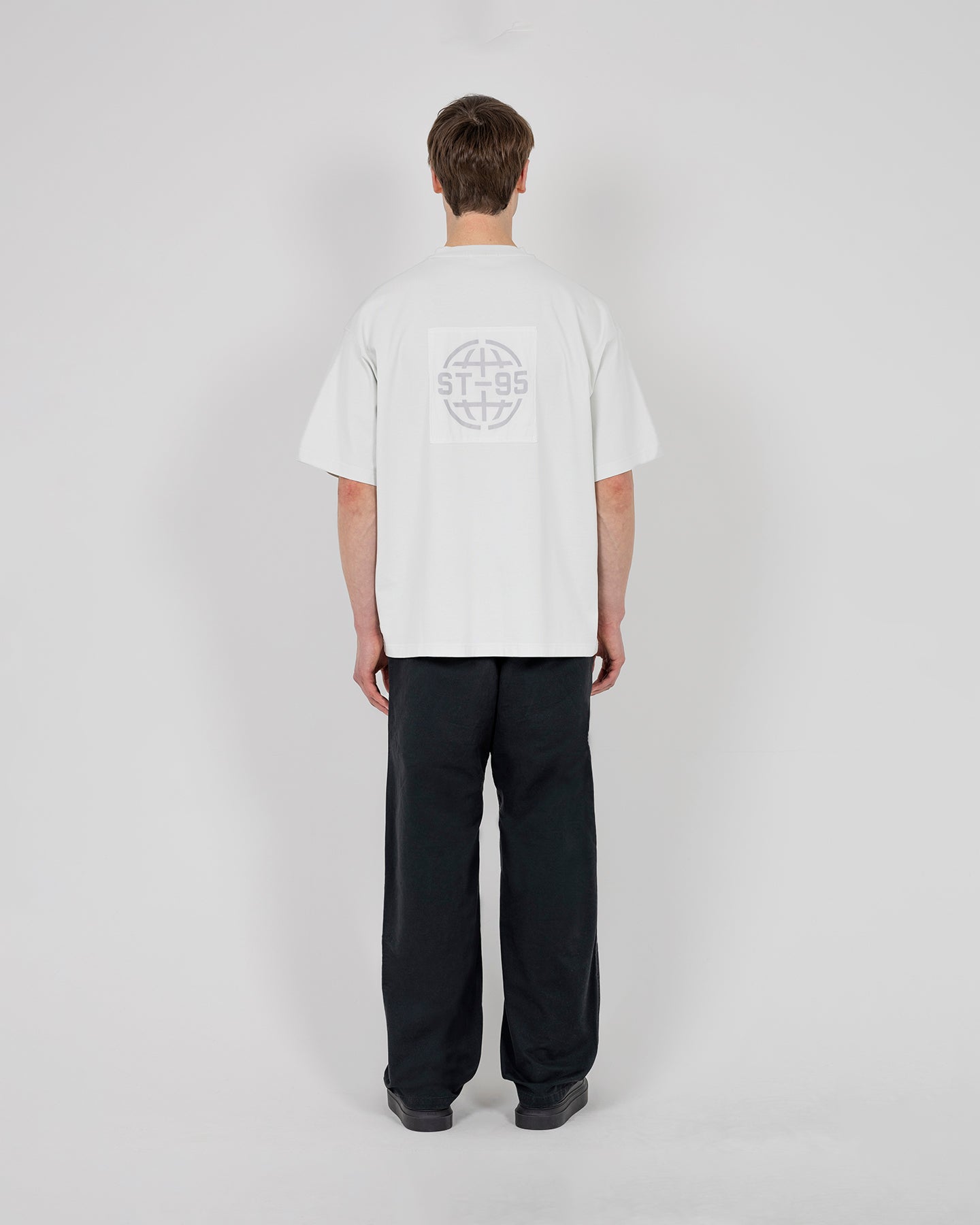 ST95 Urano Patch Oversized SS T-shirt Off White ST95