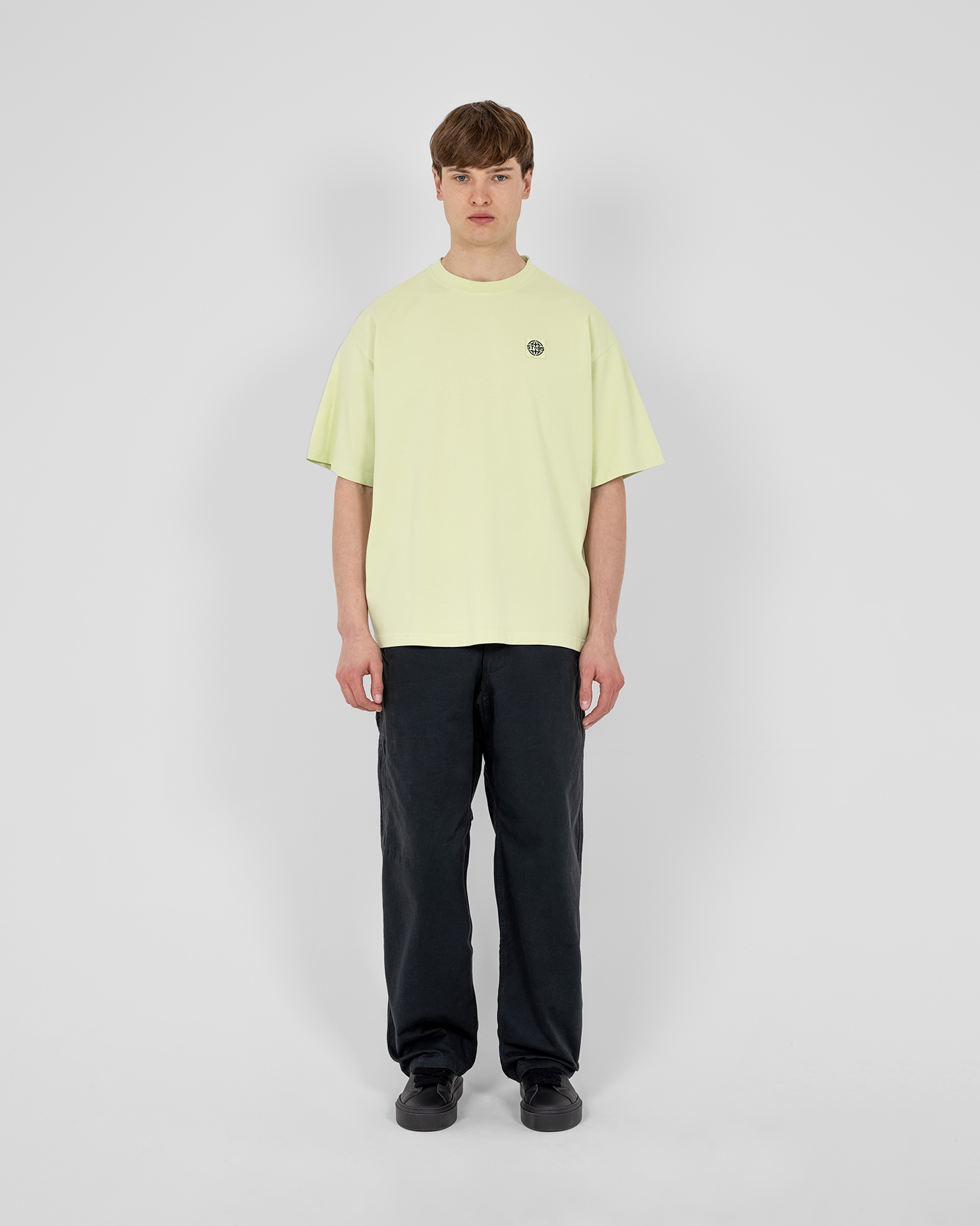 ST95 Urano Patch Oversized SS T-shirt Pale Green ST95