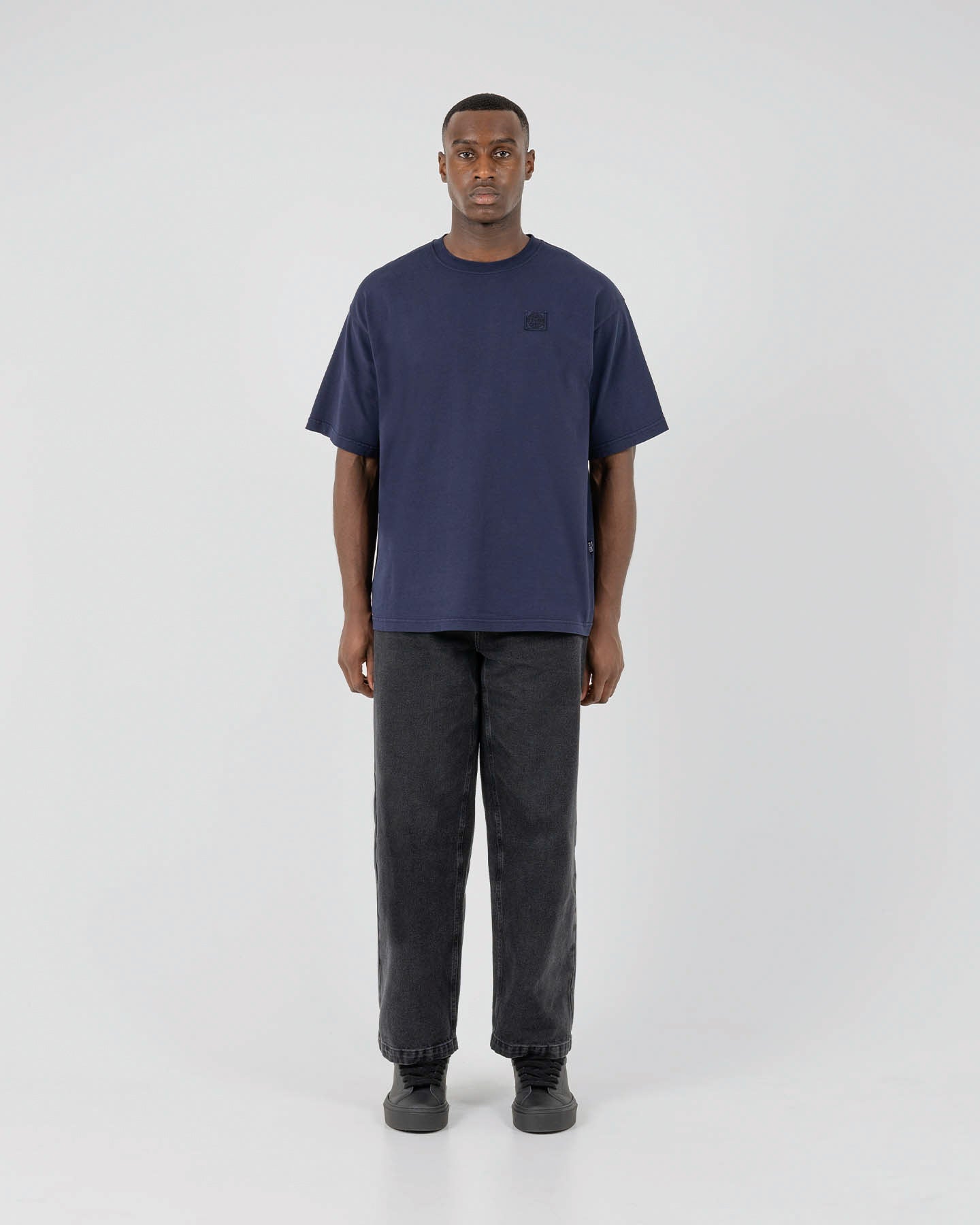 ST95 Urano Patch Oversized T-shirt Navy ST95