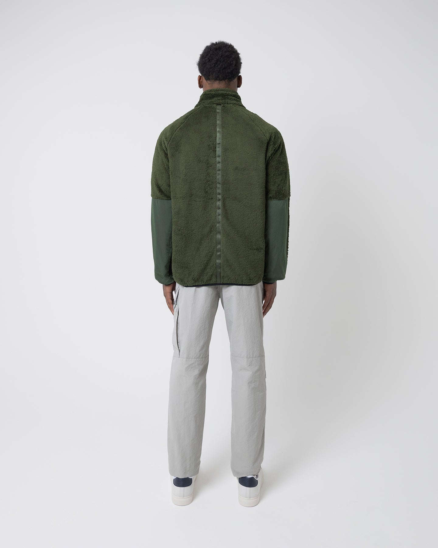 ST95 Zip Fleece Dark Green ST95
