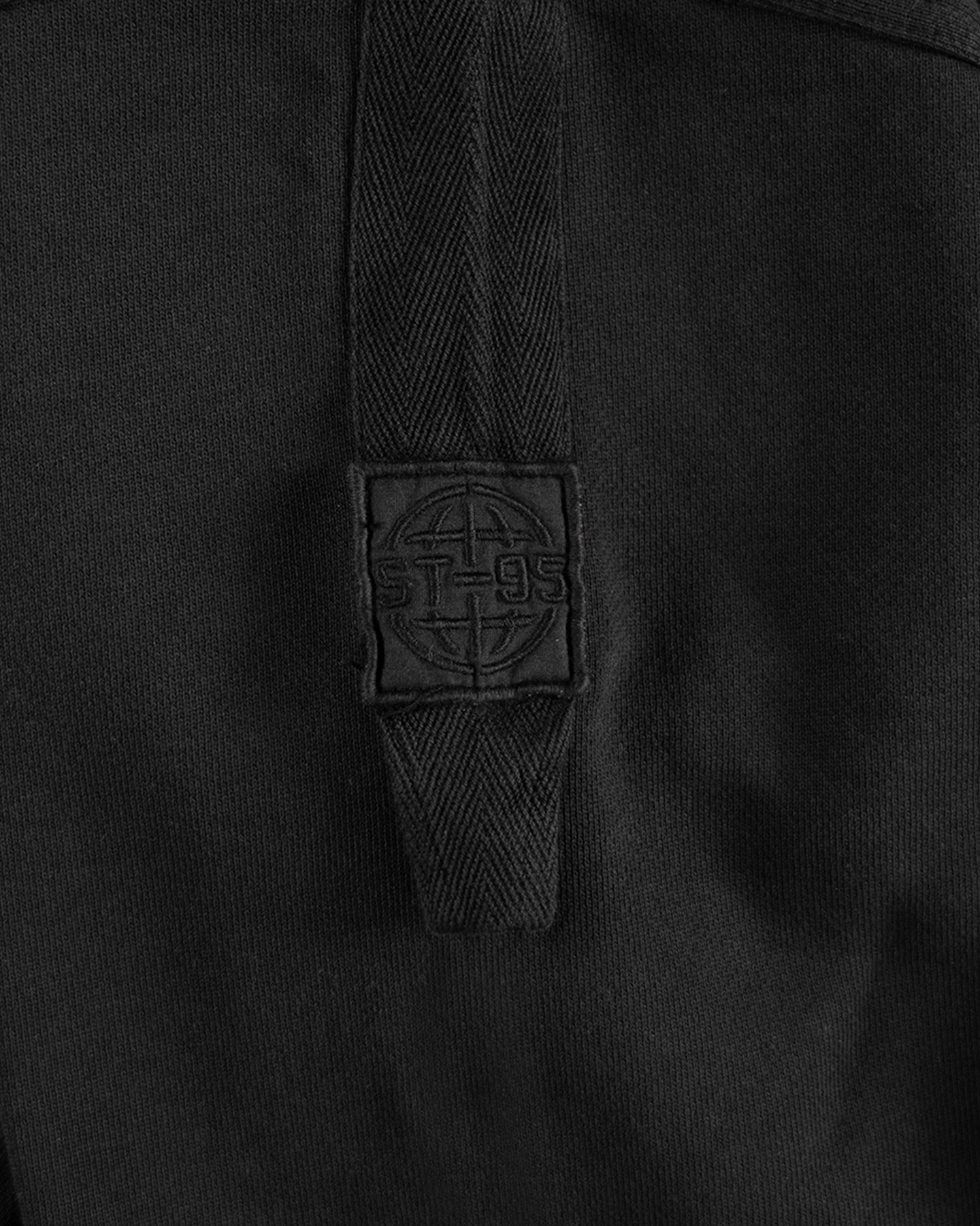 ST95 Luna Nucleo Oversized Crew Sweatshirt Black ST95