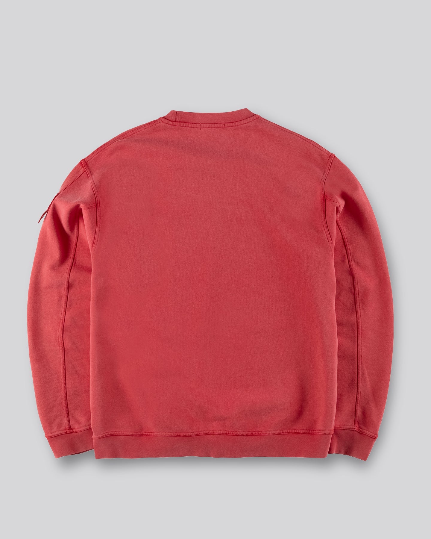 ST95 Luna Nucleo Oversized Crew Sweatshirt Washed Red ST95