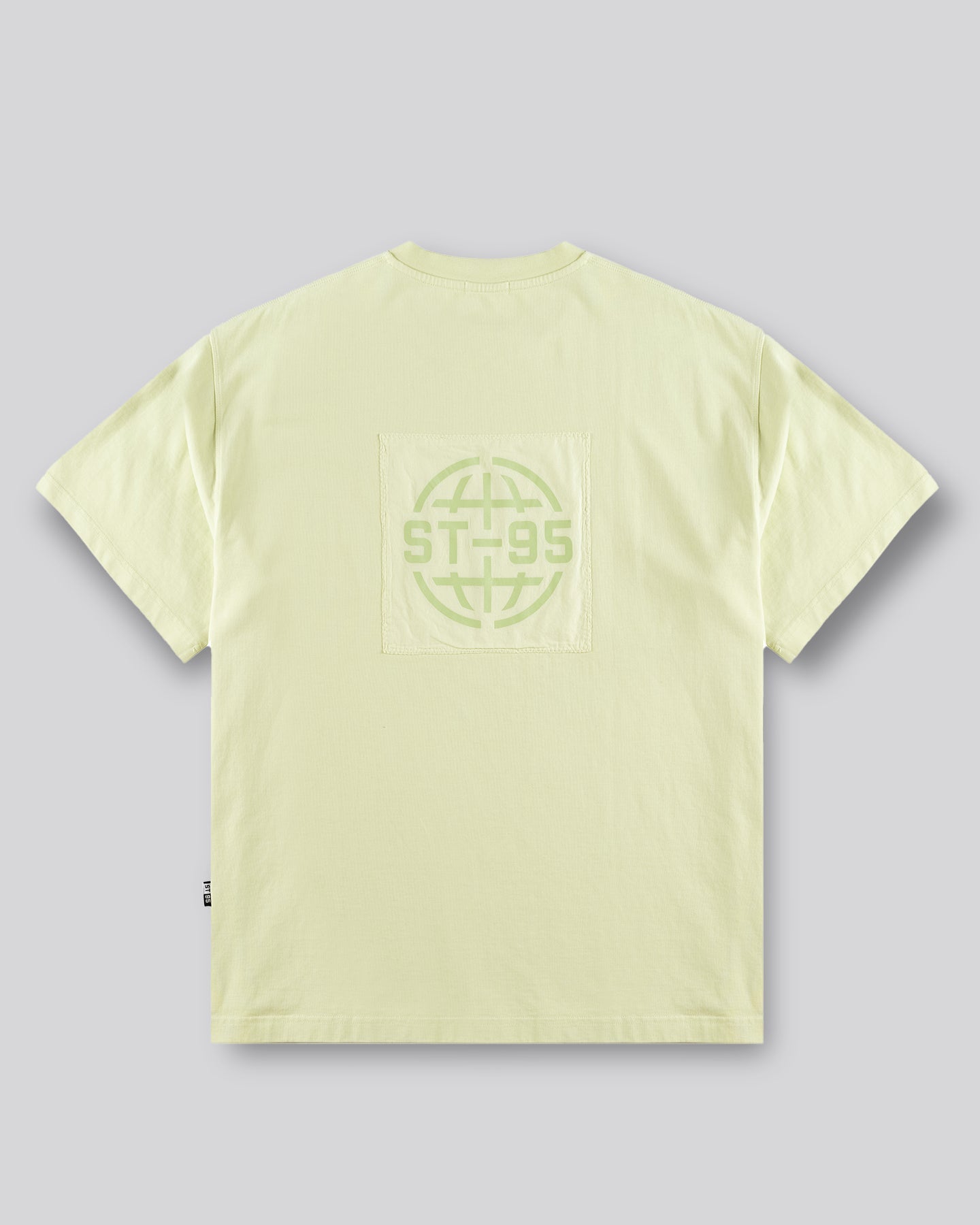 ST95 Urano Patch Oversized SS T-shirt Pale Green ST95