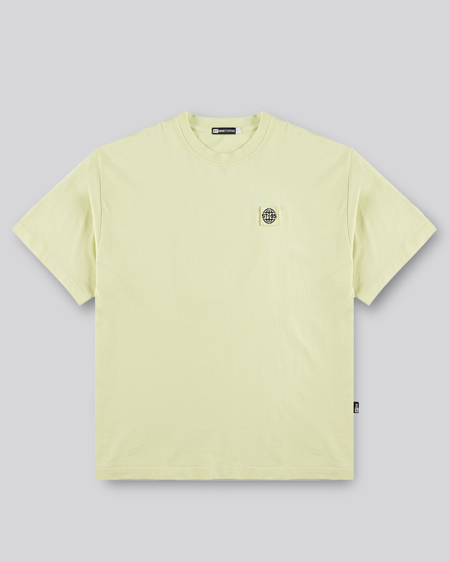 ST95 Urano Patch Oversized SS T-shirt Pale Green ST95