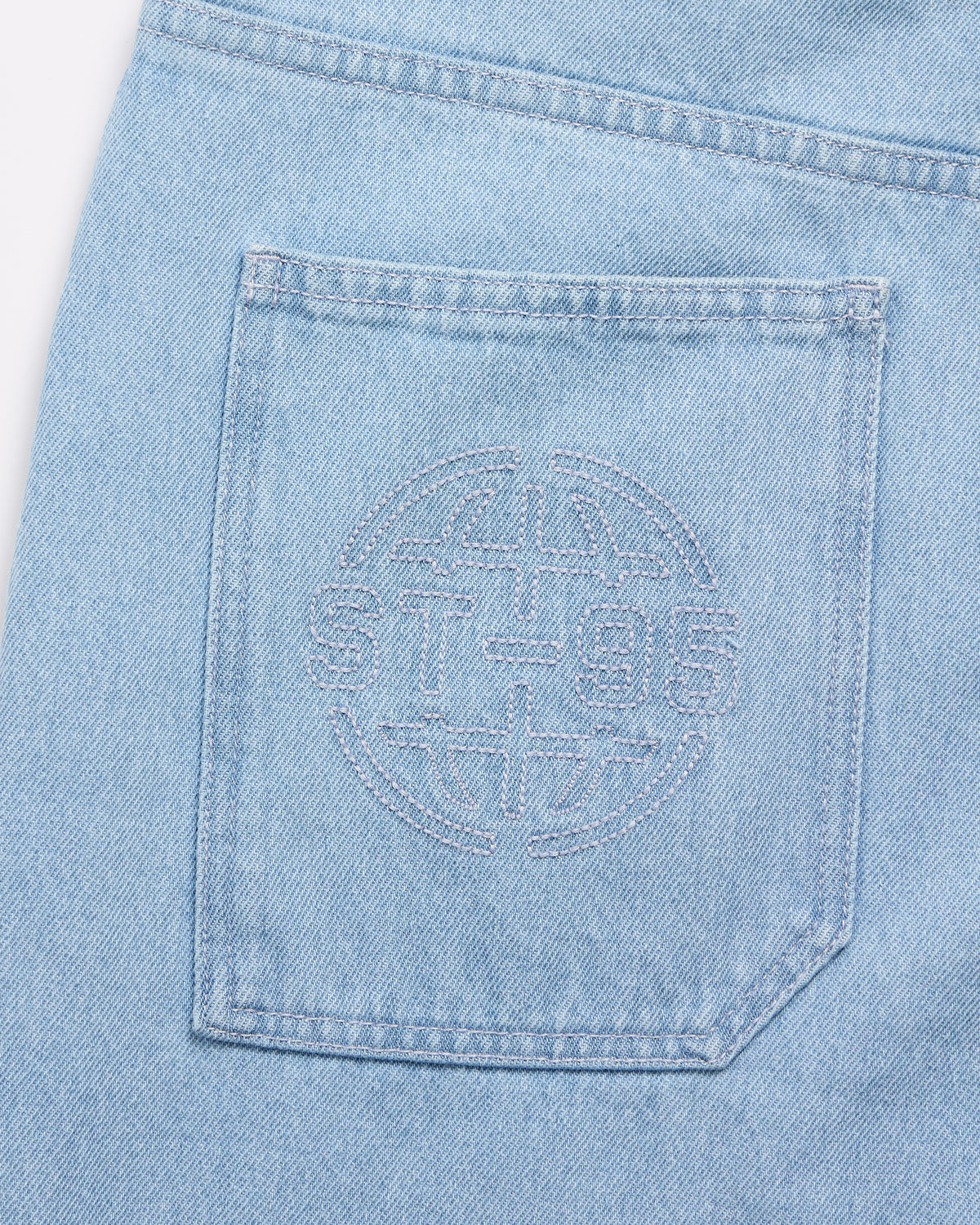 ST95 Veicolo Denim Baggy Jean Light Blue ST95