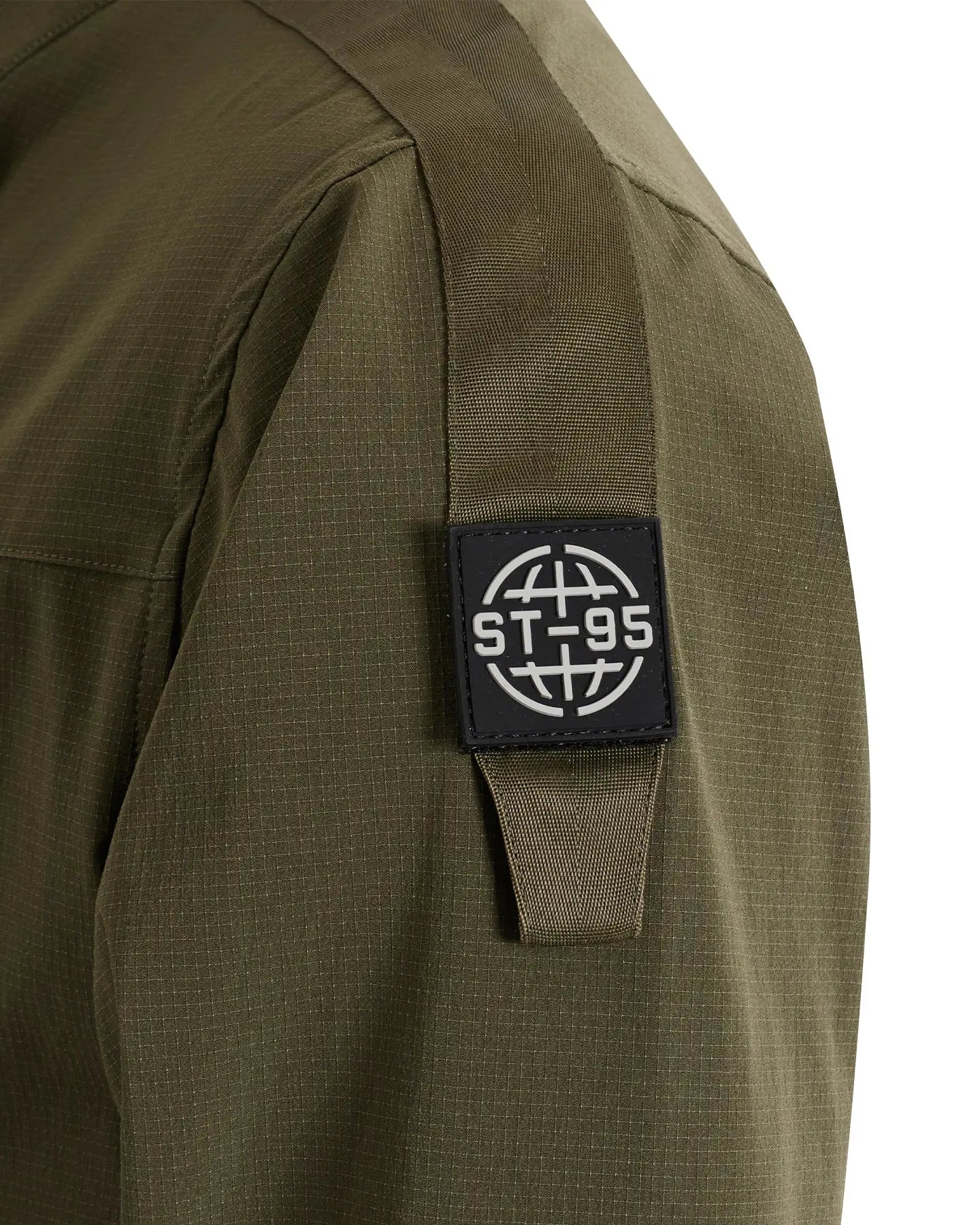 4 Way Stretch Zip Through Jacket - Olive ST95