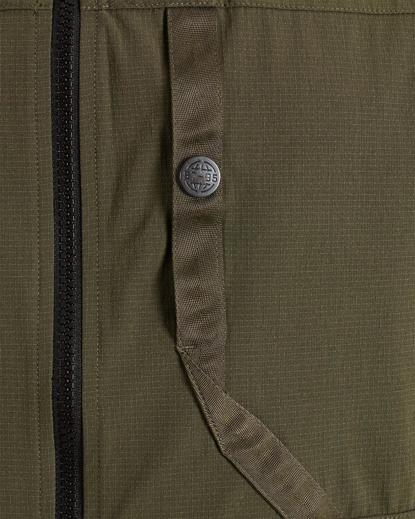 4 Way Stretch Zip Through Jacket - Olive ST95