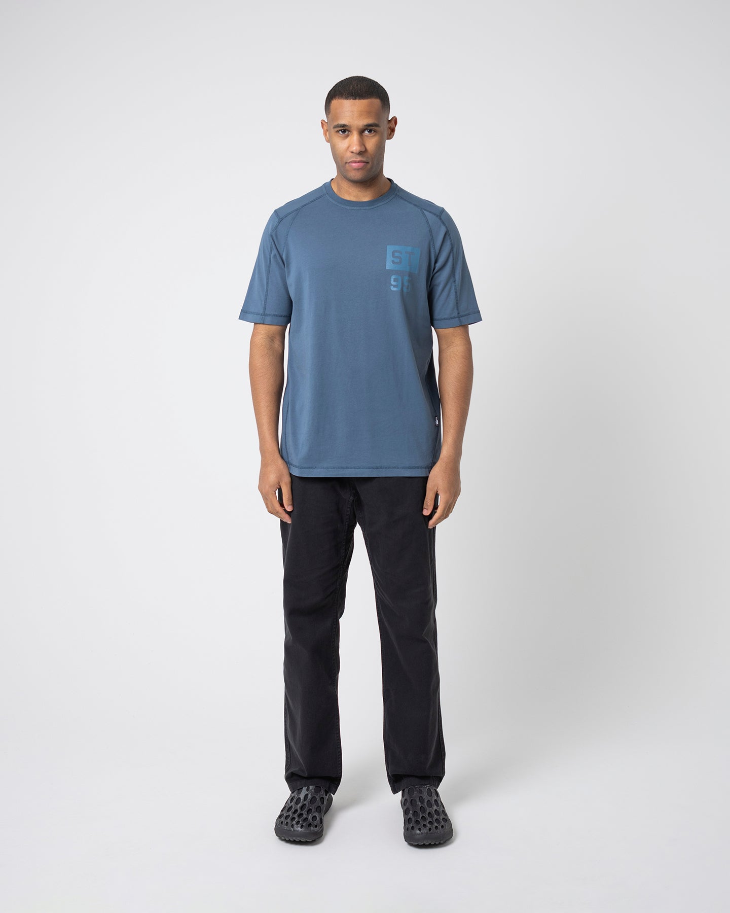 Jump Tee - Mid Blue ST95