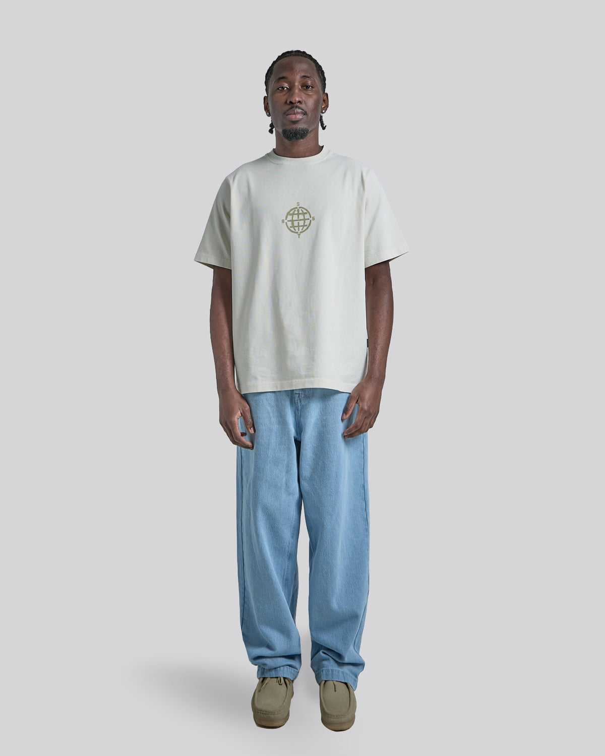ST95 Veicolo Denim Baggy Jean Light Blue ST95