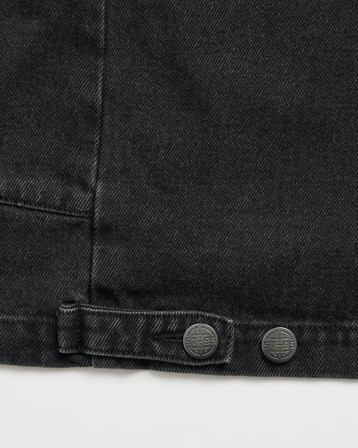ST95 Motorino Denim Jacket Black Washed ST95