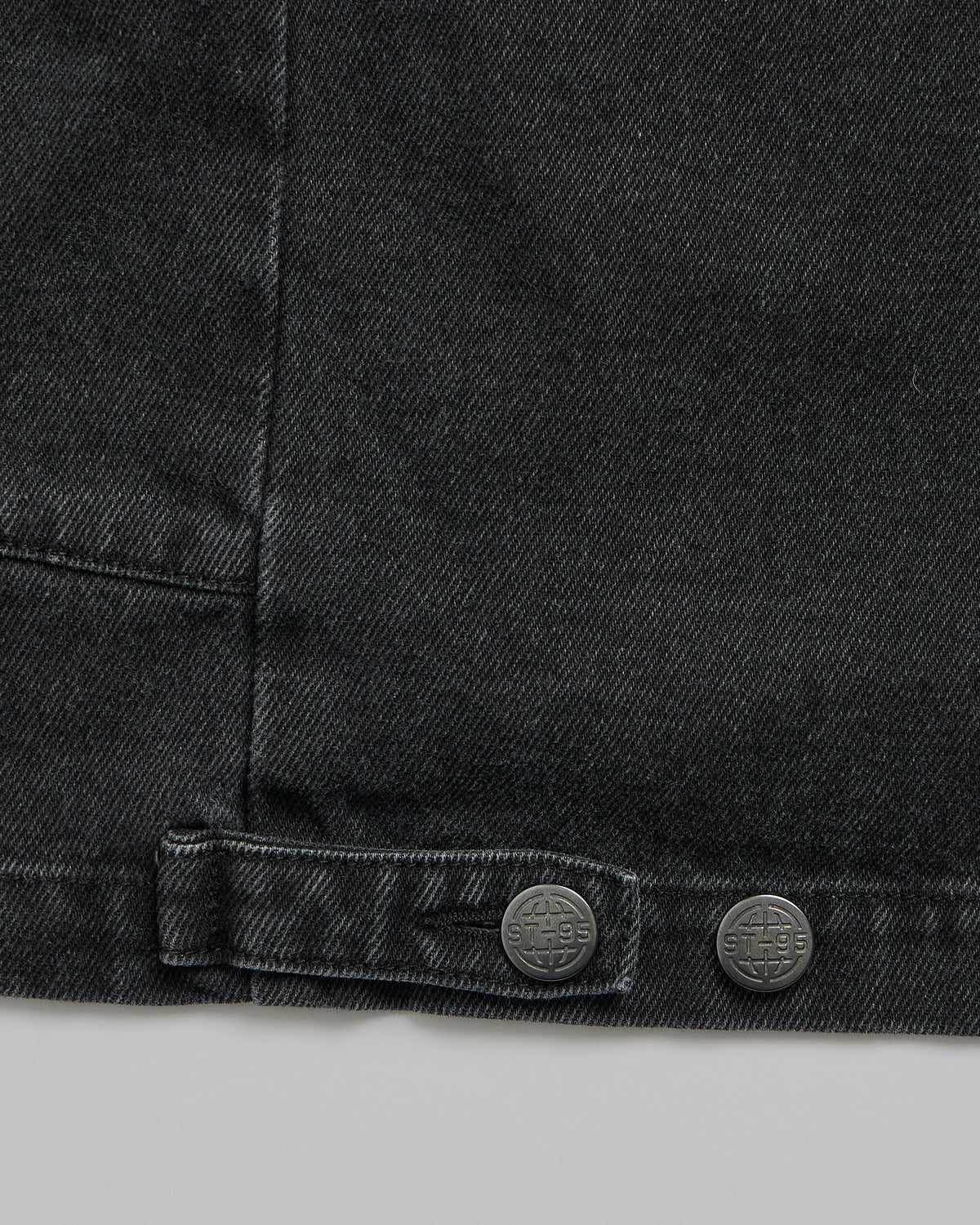 ST95 Motorino Denim Jacket Black Washed ST95