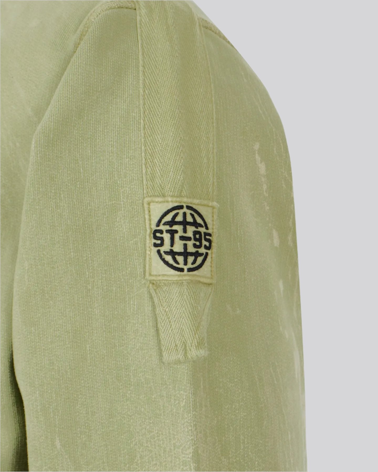 Oversized Plaster Crew Sweat - Light Green ST95