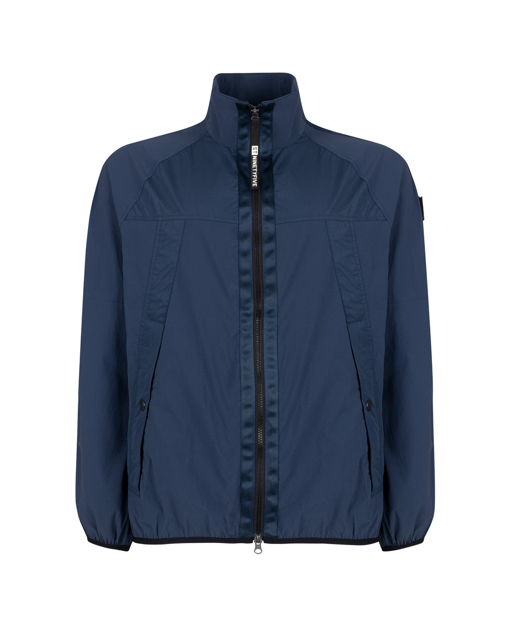 4 Way Stretch Zip Through - Navy