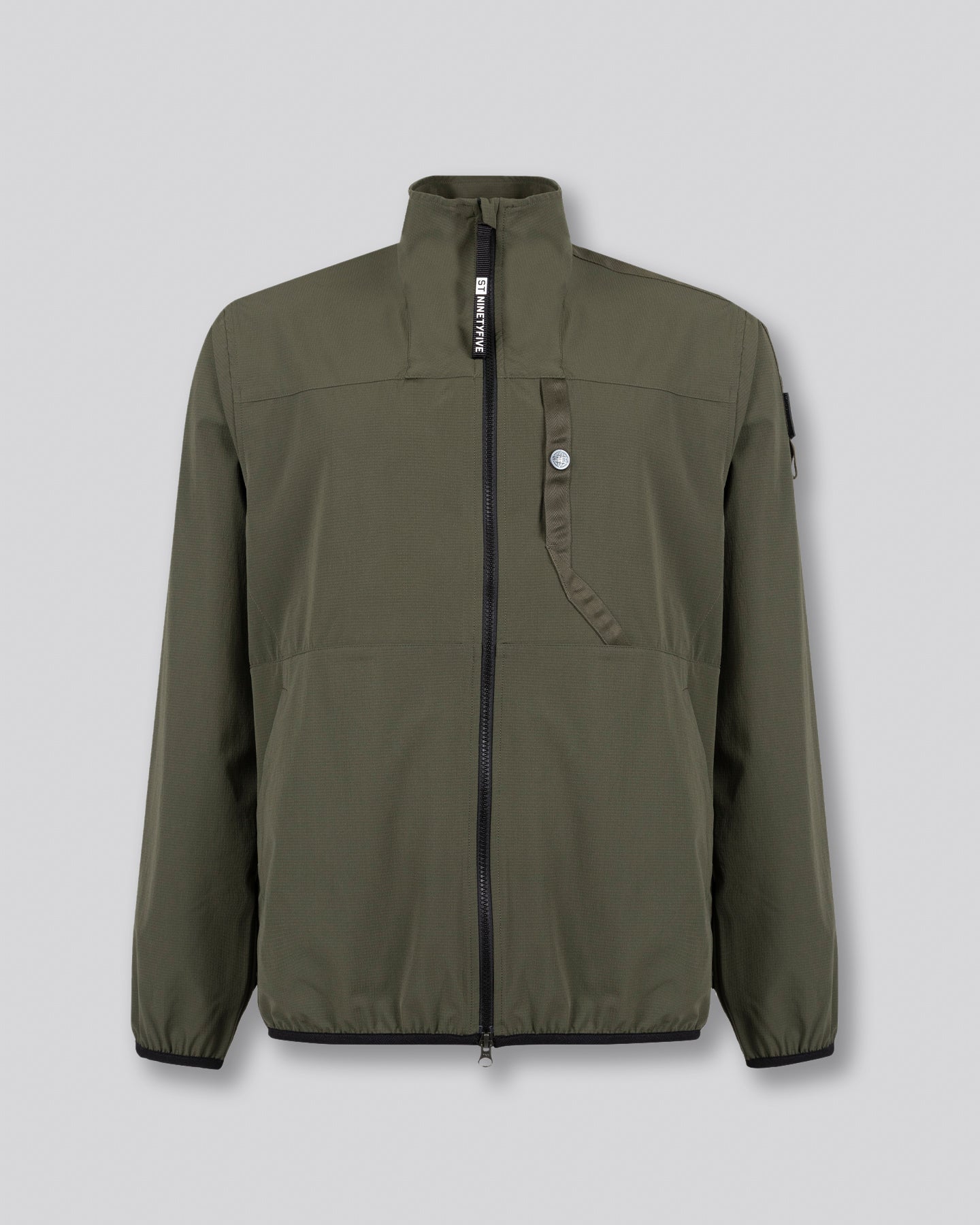 4 Way Stretch Zip Through Jacket - Olive ST95