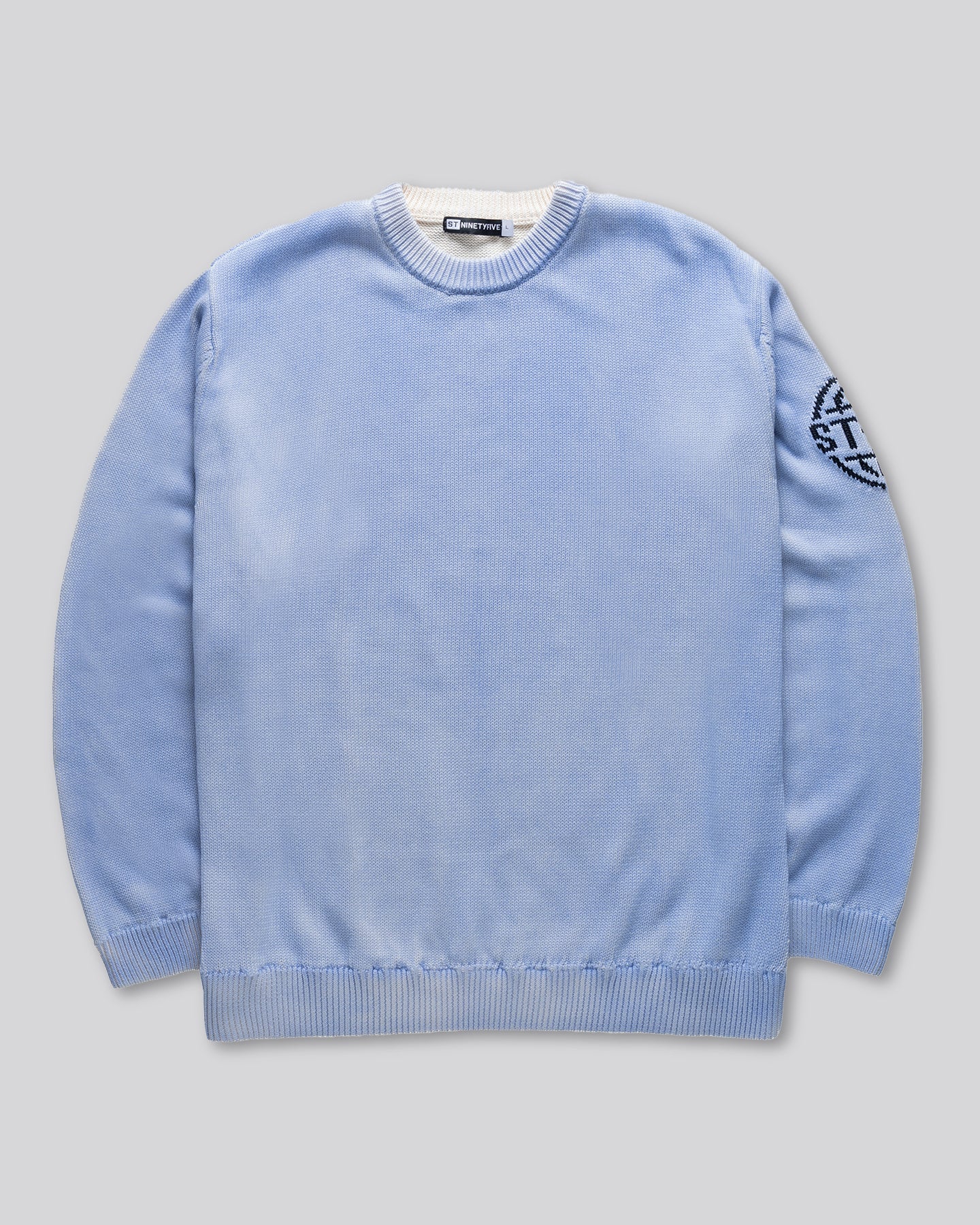 ST95 Adige Crew Knit Sweater Thermo Blue ST95