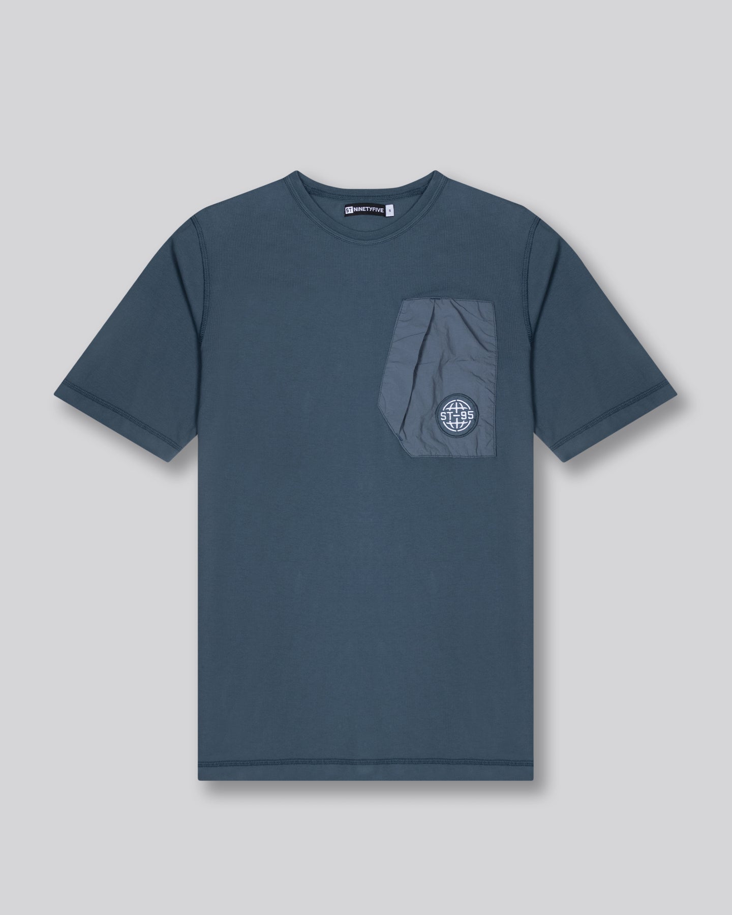 Globe Pocket Tee - Navy ST95